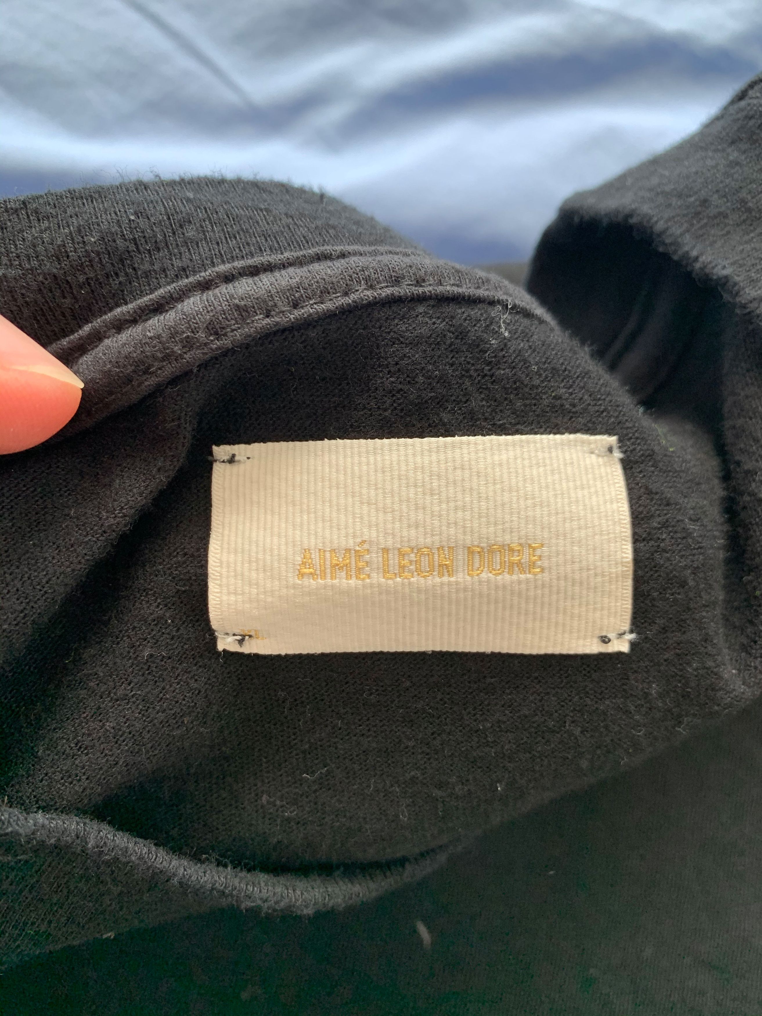 Aime Leon Dore Logo L/S Size US XL / EU 56 / 4 - 4 Thumbnail