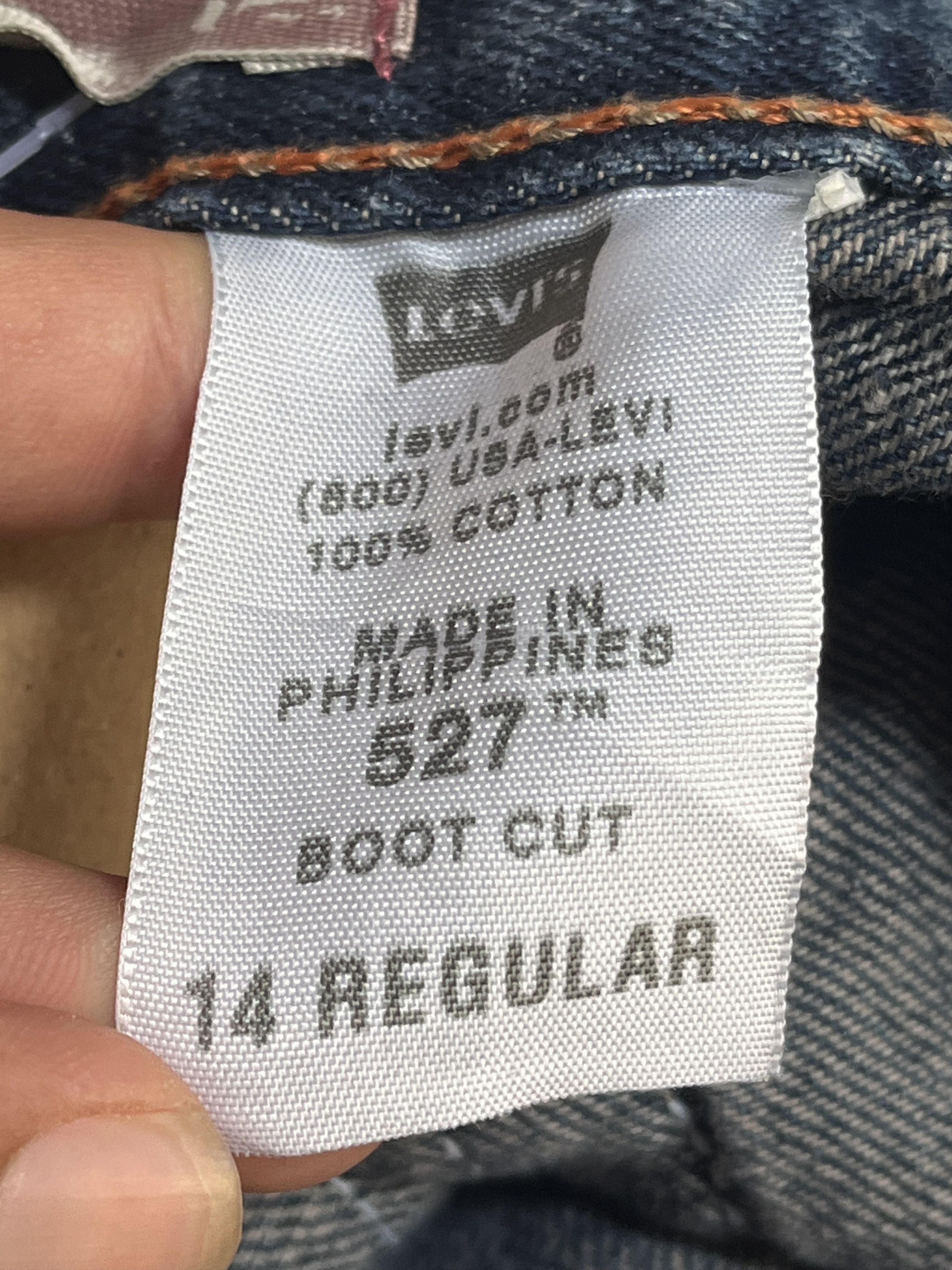 Levi's Levis 527 Boot cut Jeans Women - L164 Size 36" / US 14 / IT 50 - 13 Thumbnail