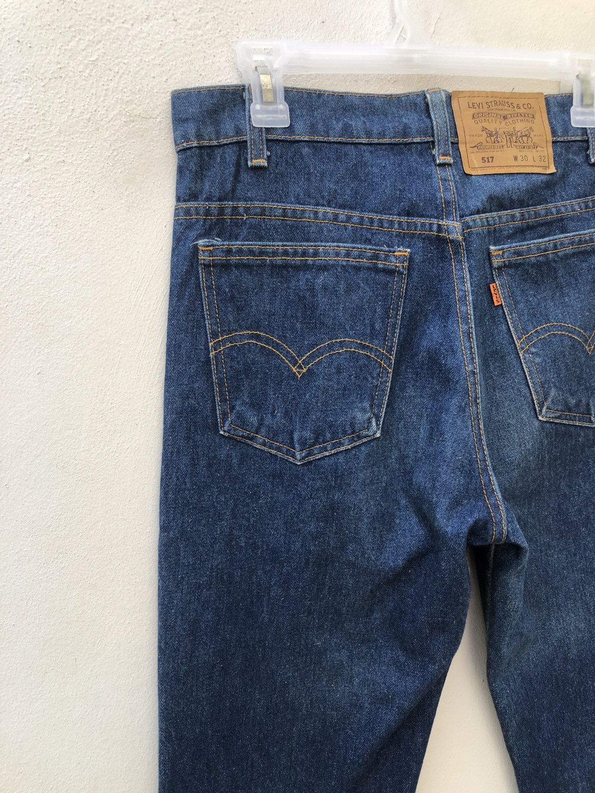 Levi's Vintage Late 80s Levi’s 517 Orange Tab Blue Denim Jeans Size US 30 / EU 46 - 12 Thumbnail