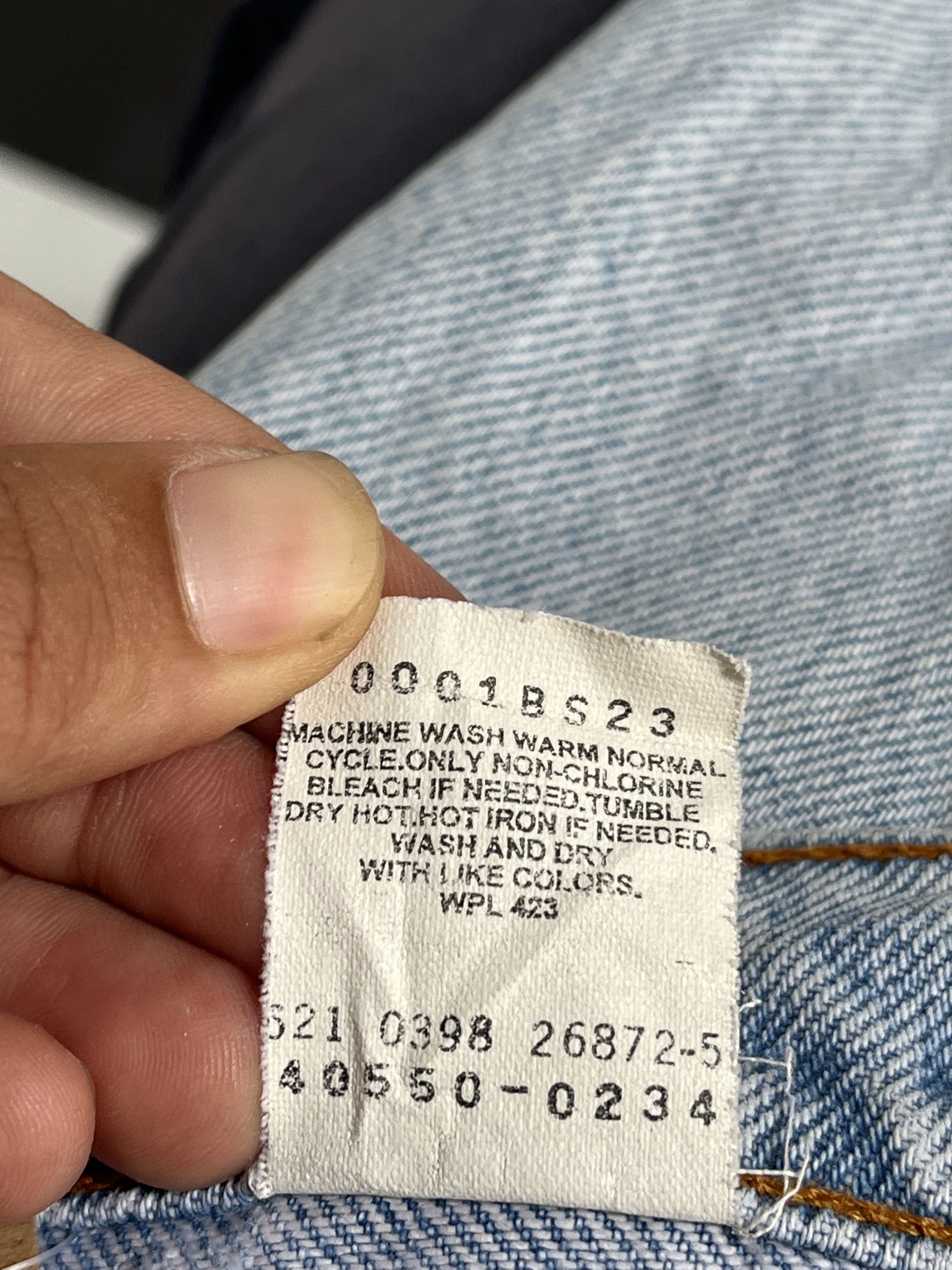 Levi's Vintage Levis 550 Relaxed Fit Jeans - L170 Size US 37 - 11 Thumbnail