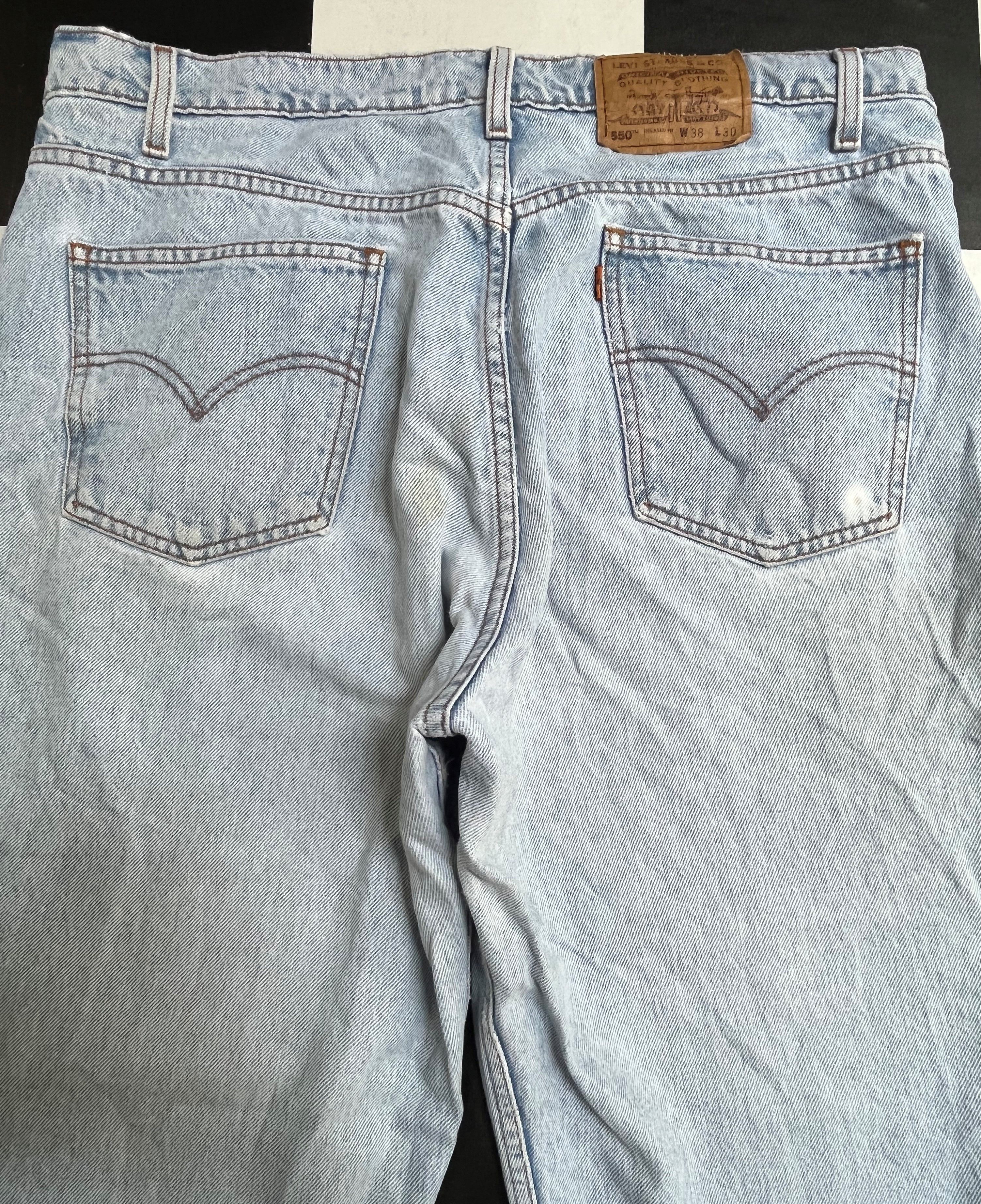 Levi's Vintage Levis 550 Relaxed Fit Jeans - L170 Size US 37 - 8 Thumbnail