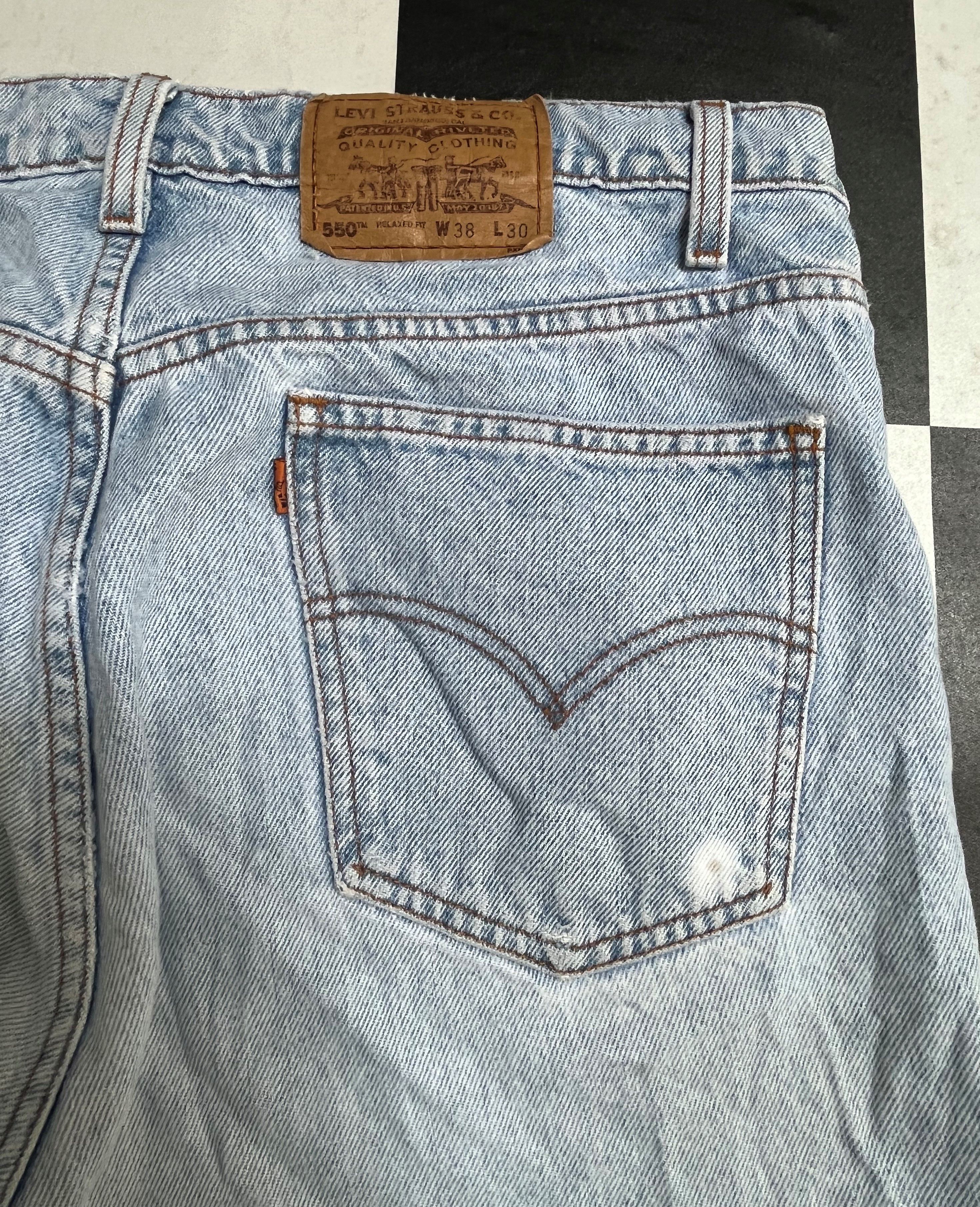 Levi's Vintage Levis 550 Relaxed Fit Jeans - L170 Size US 37 - 9 Thumbnail