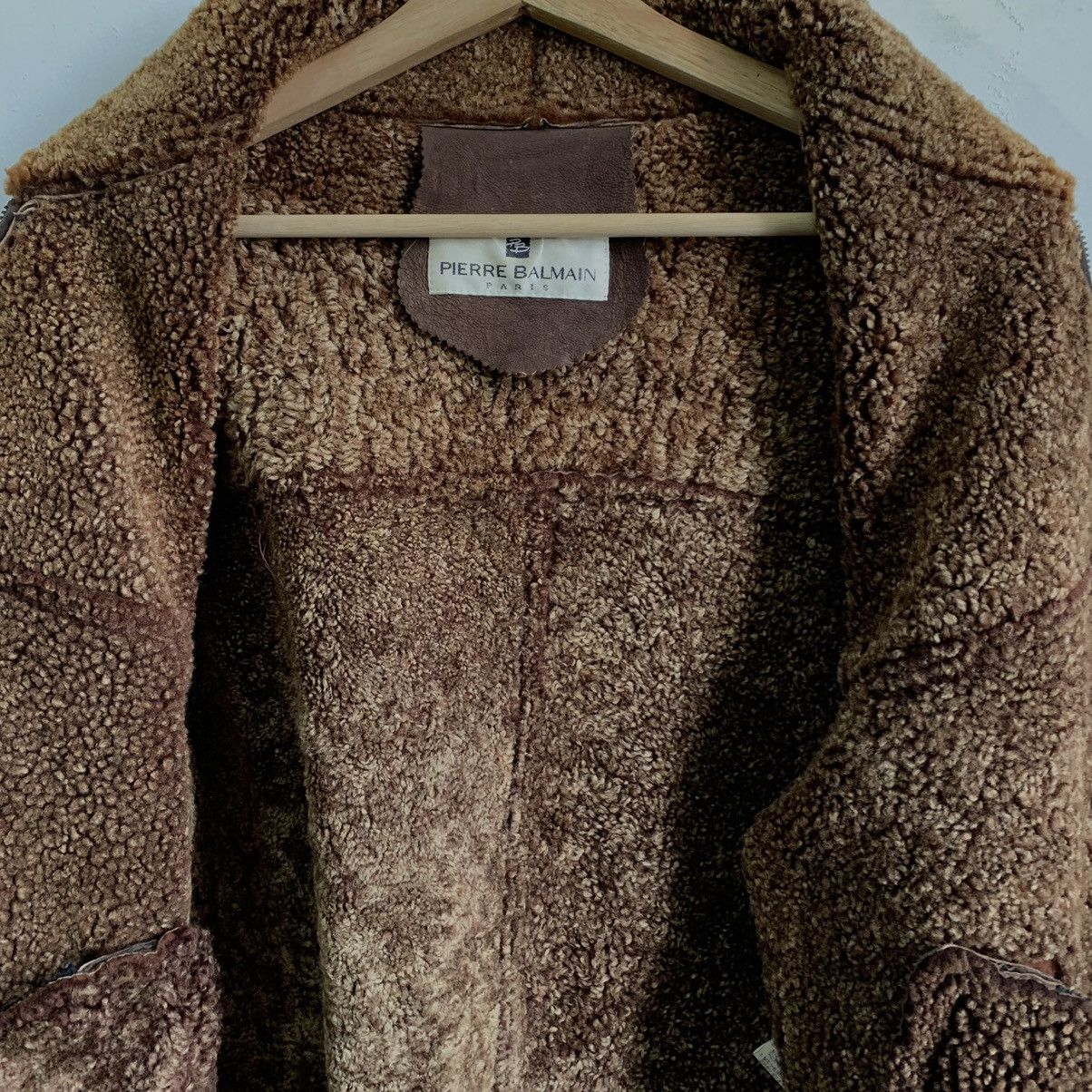 Pierre Balmain Pierre Balmain Leather Coat Jacket B1 Size US M / EU 48-50 / 2 - 6 Thumbnail
