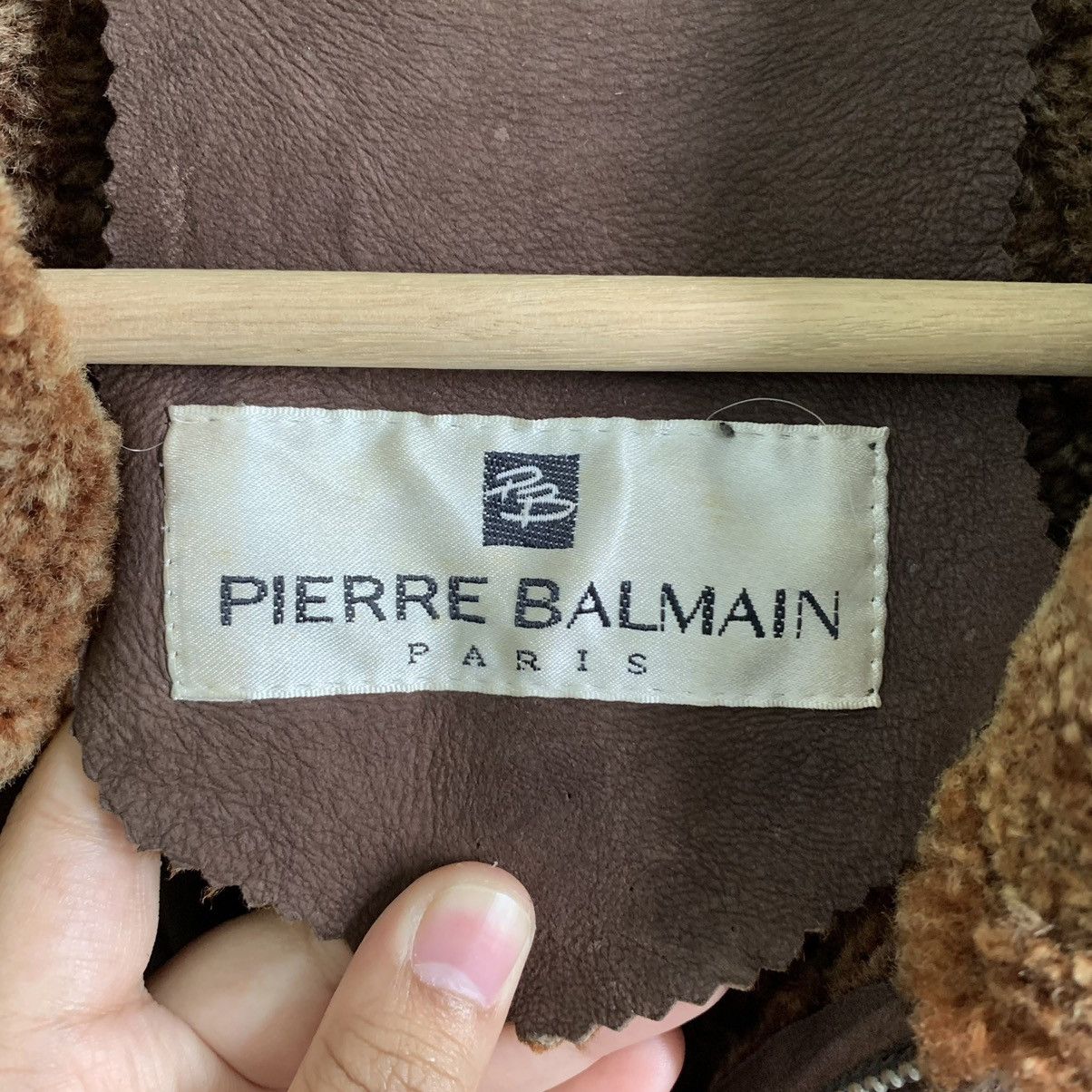 Pierre Balmain Pierre Balmain Leather Coat Jacket B1 Size US M / EU 48-50 / 2 - 8 Thumbnail