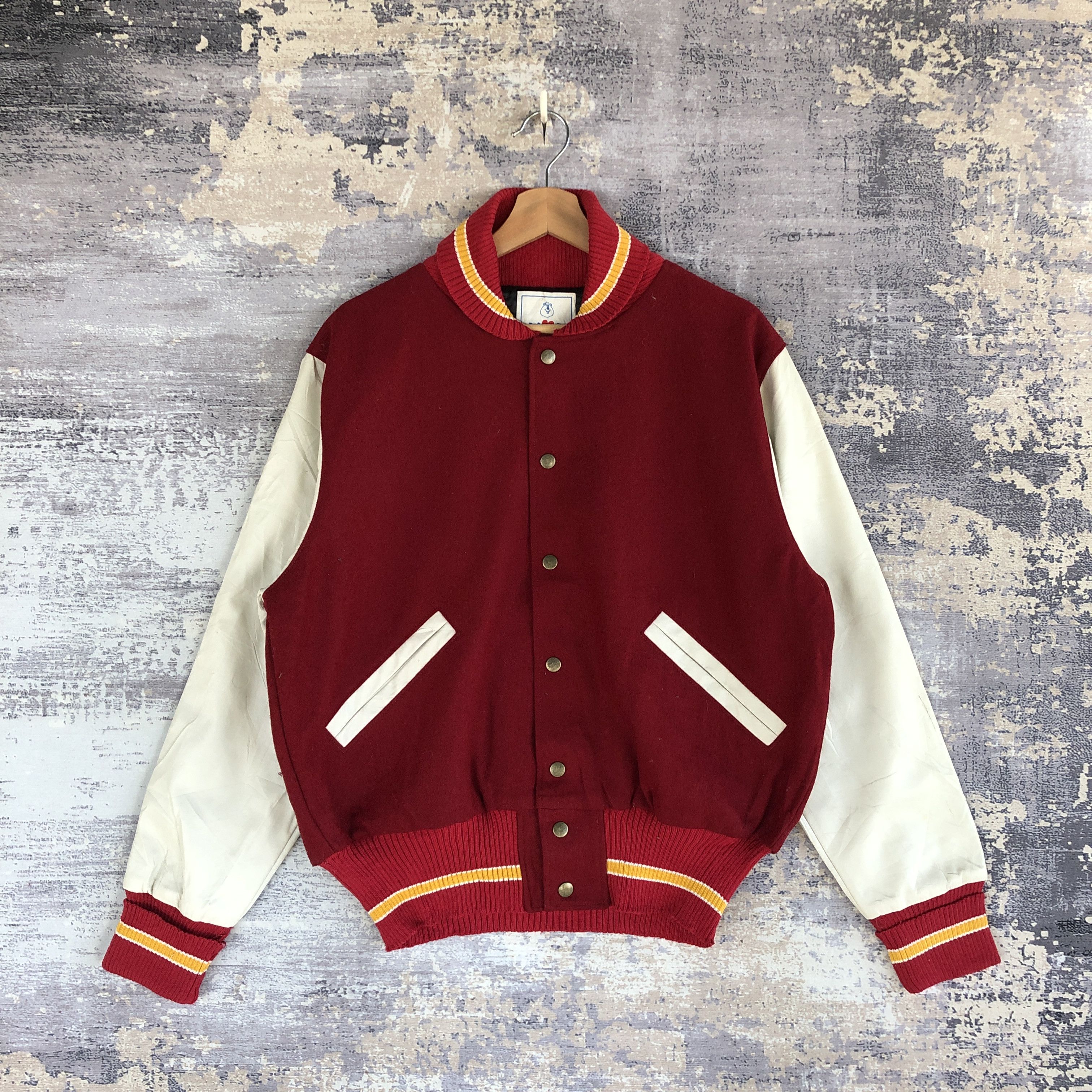 Vintage Wakatsuki Chinatsu Varsity Jacket Japanese Wool Jacket | Grailed