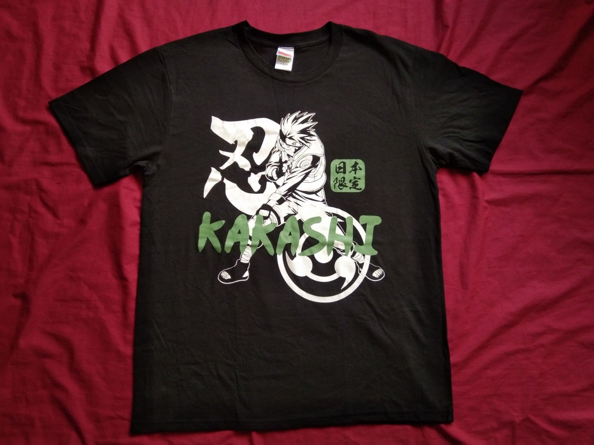 Japanese Brand NEW Official Japan Naruto Kakashi Tshirt anime Size US L / EU 52-54 / 3 - 3 Thumbnail
