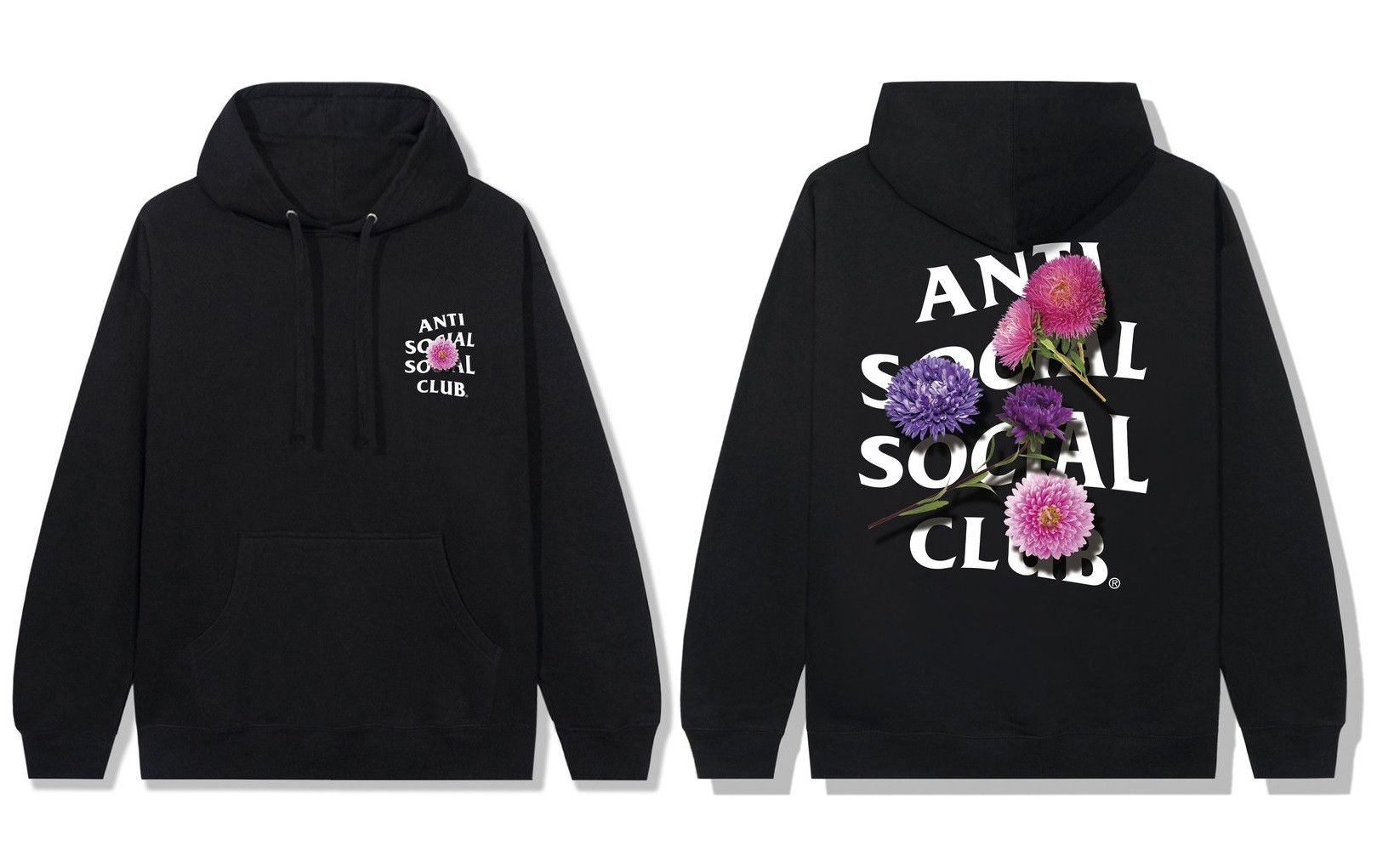 Anti Social Social Club DS White ASSC Broken Vase Black Hoodie BAPE KITH FTP FOG CDG Size US M / EU 48-50 / 2 - 2 Thumbnail