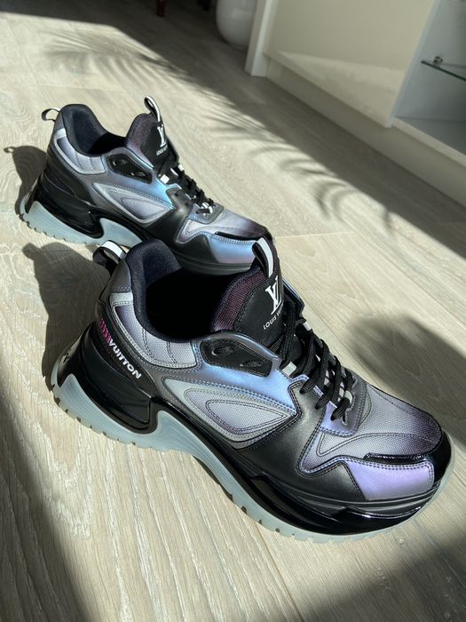 Louis Vuitton Louis Vuitton Black Purple Run Away Pulse Trainer