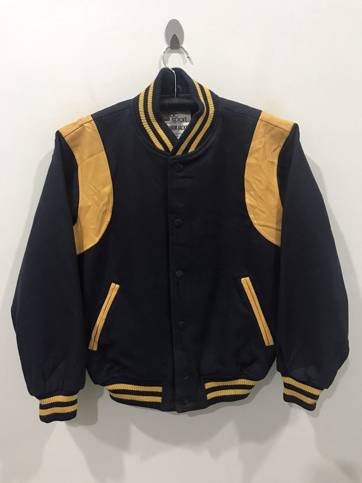 Vintage y.jac Stadium Jacket Teddy Laurent Style Varsity Jacket 