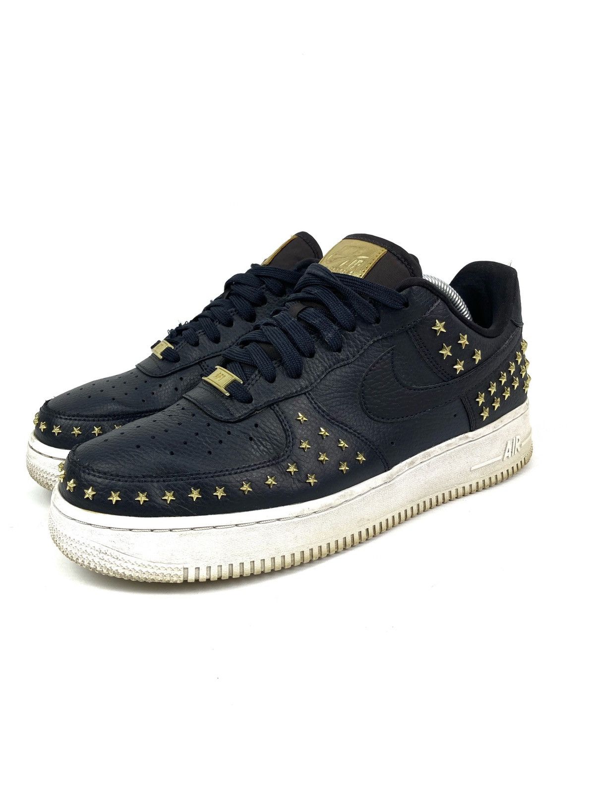 nike air force 1 black stars