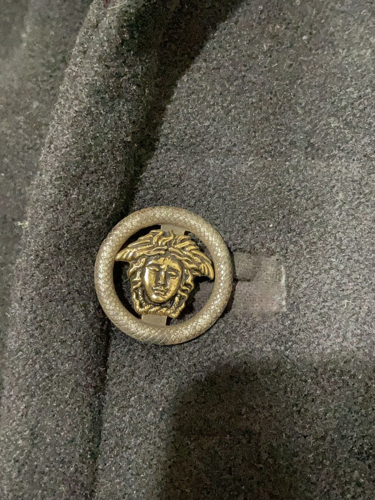 Versace VTG Versace Men Wool Hooded Medusa Button 4 Pocket Jacket Size US L / EU 52-54 / 3 - 12 Thumbnail