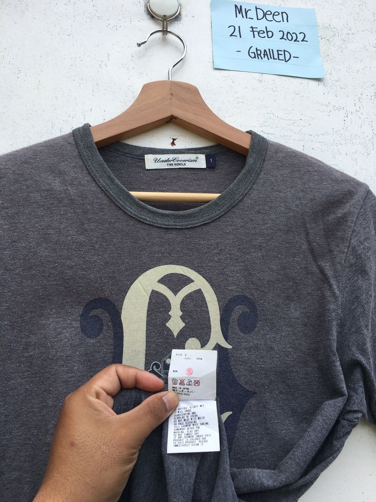 Undercover Rare Undercover Grace Five Tshirt design by Jun Takahashi Size US S / EU 44-46 / 1 - 11 Thumbnail