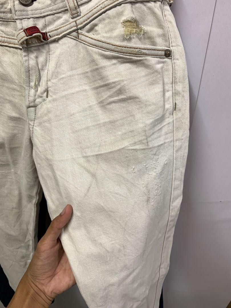 Marithe + Francois Girbaud Marithe francois girbaud distressed jeans Size US 31 - 4 Thumbnail