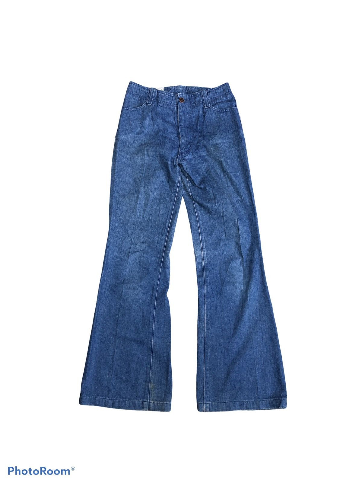 Japanese Brand VINTAGE FLARE DENIM BY McCampbell Size US 26 / EU 42 - 1 Thumbnail