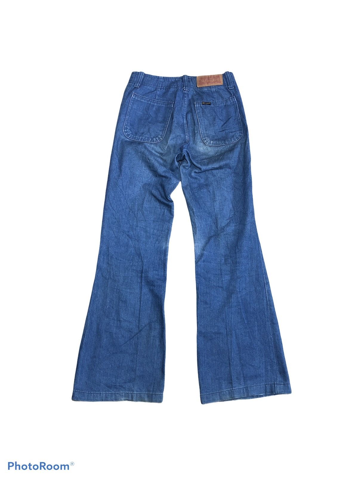 Japanese Brand VINTAGE FLARE DENIM BY McCampbell Size US 26 / EU 42 - 3 Thumbnail