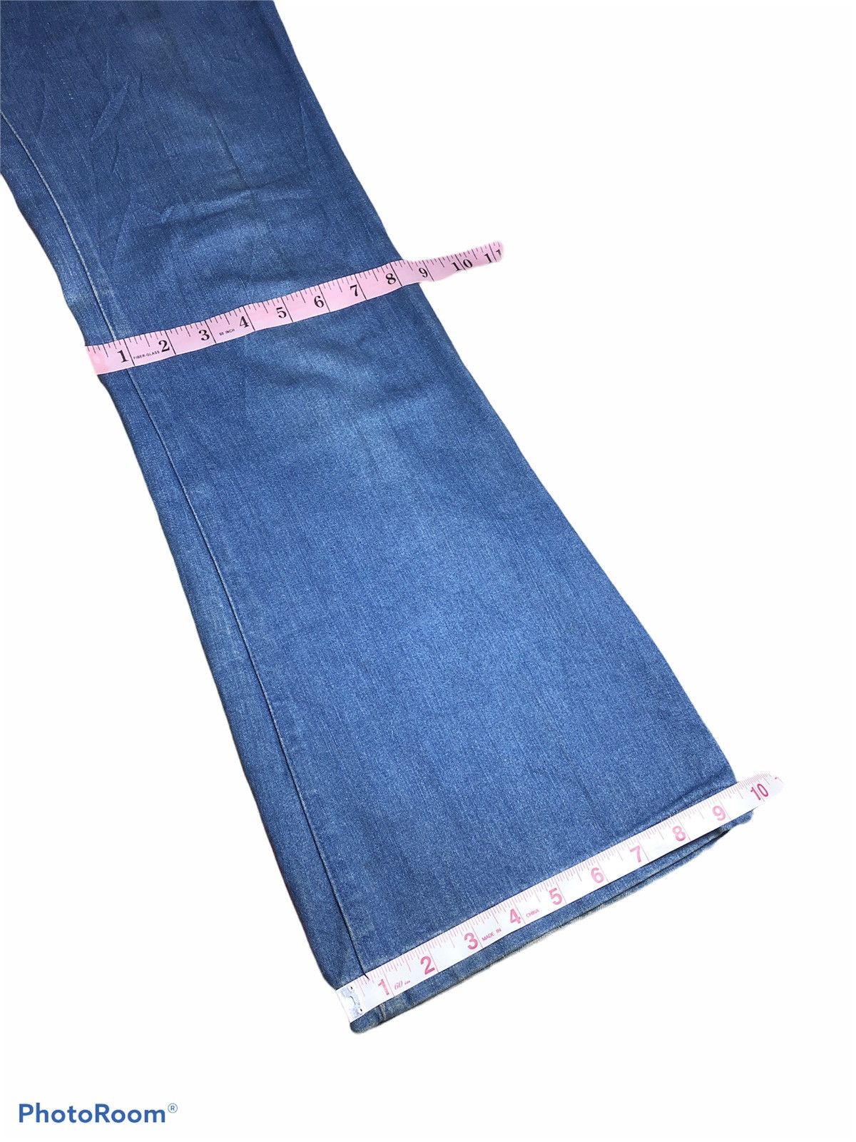 Japanese Brand VINTAGE FLARE DENIM BY McCampbell Size US 26 / EU 42 - 10 Thumbnail