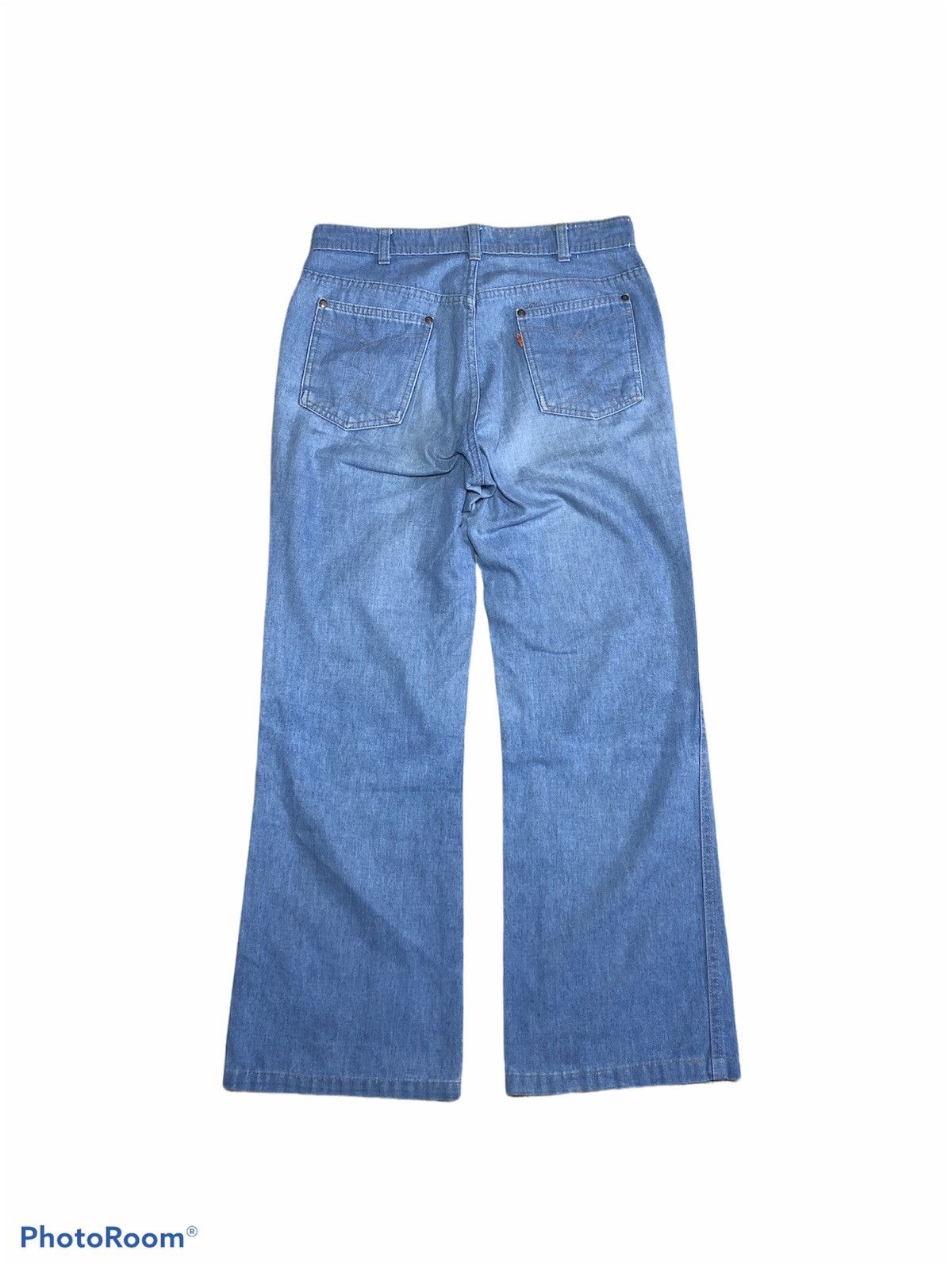 Levi's VINTAGE LEVIS 80s orange tab FLARE DENIM Size US 31 - 3 Thumbnail
