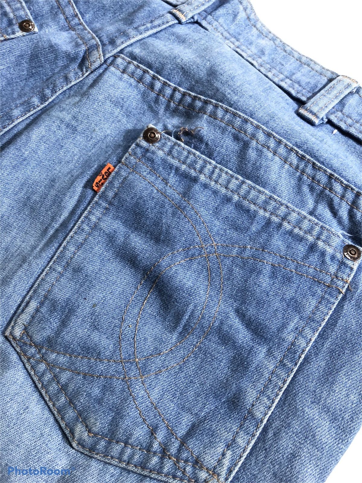 Levi's VINTAGE LEVIS 80s orange tab FLARE DENIM Size US 31 - 6 Thumbnail