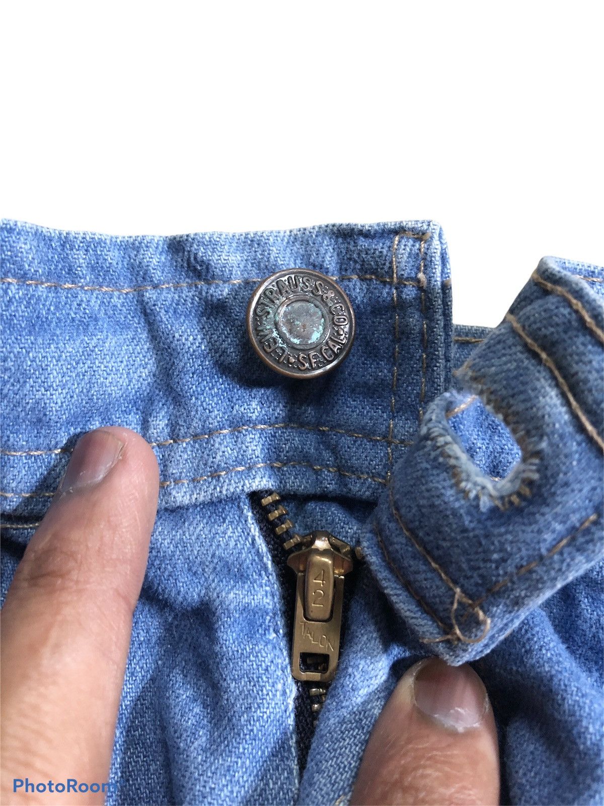 Levi's VINTAGE LEVIS 80s orange tab FLARE DENIM Size US 31 - 5 Thumbnail