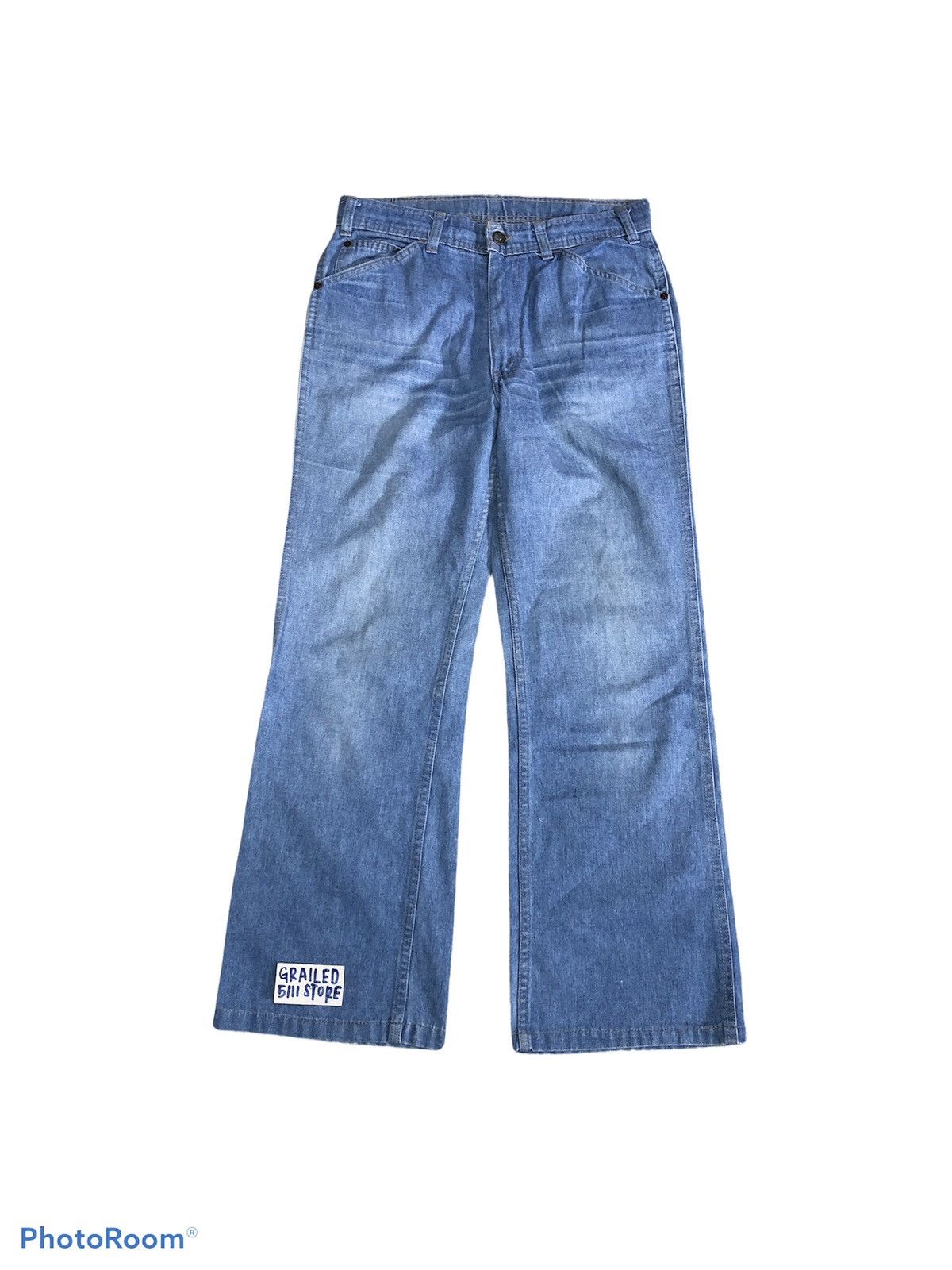 Levi's VINTAGE LEVIS 80s orange tab FLARE DENIM Size US 31 - 1 Thumbnail