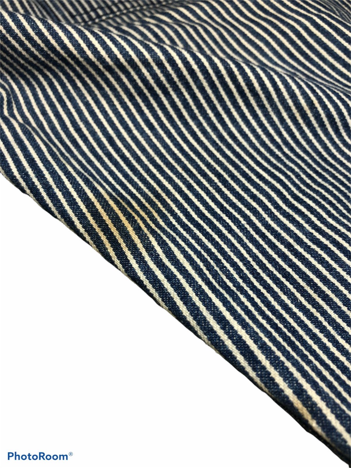 Japanese Brand RUSH HOUR HICKORY STRIPE CARGO PANT Size US 32 / EU 48 - 9 Thumbnail