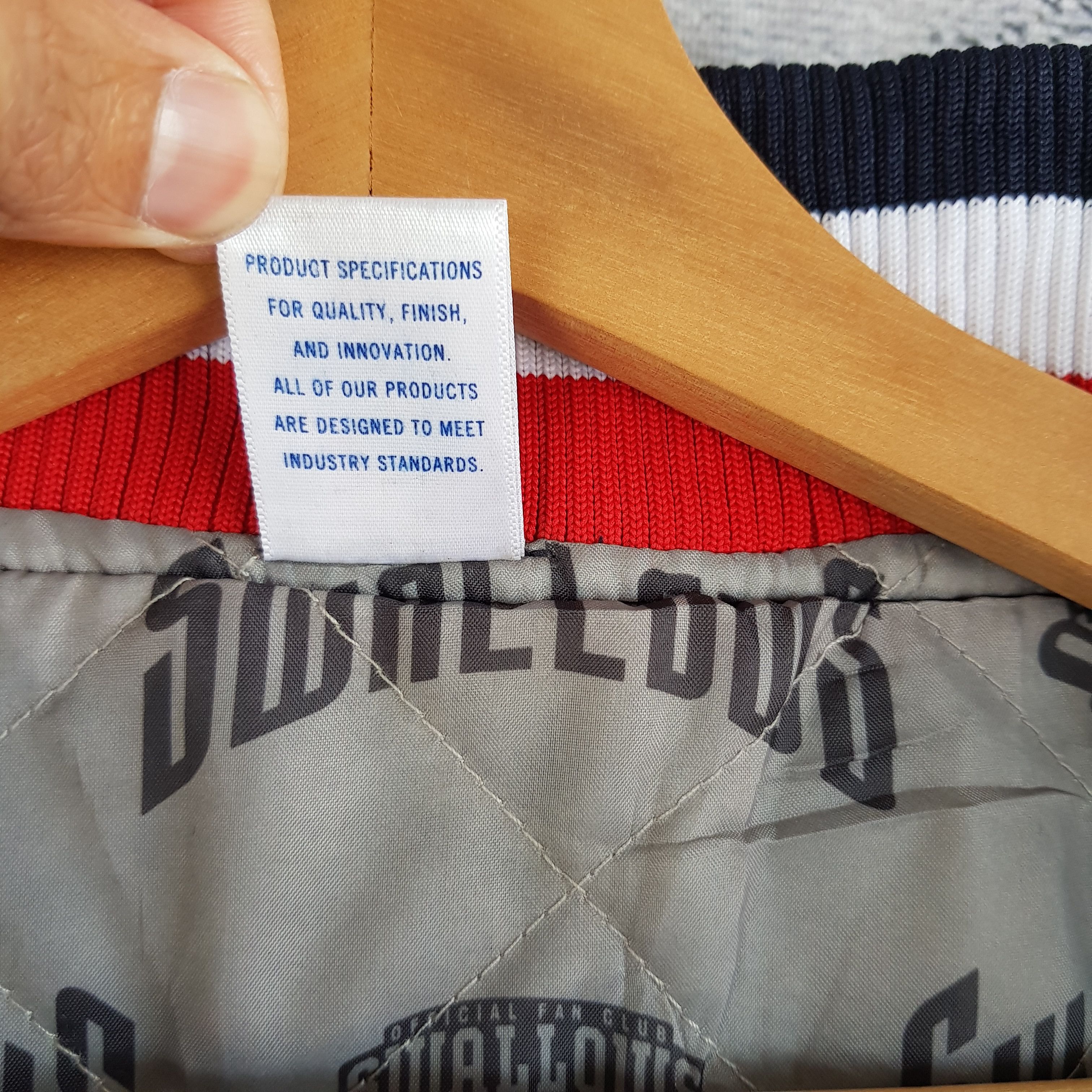 Majestic × Vintage Vintage Majestic Varsity Jacket Swallow Crew Wool Jacket Size US L / EU 52-54 / 3 - 9 Thumbnail