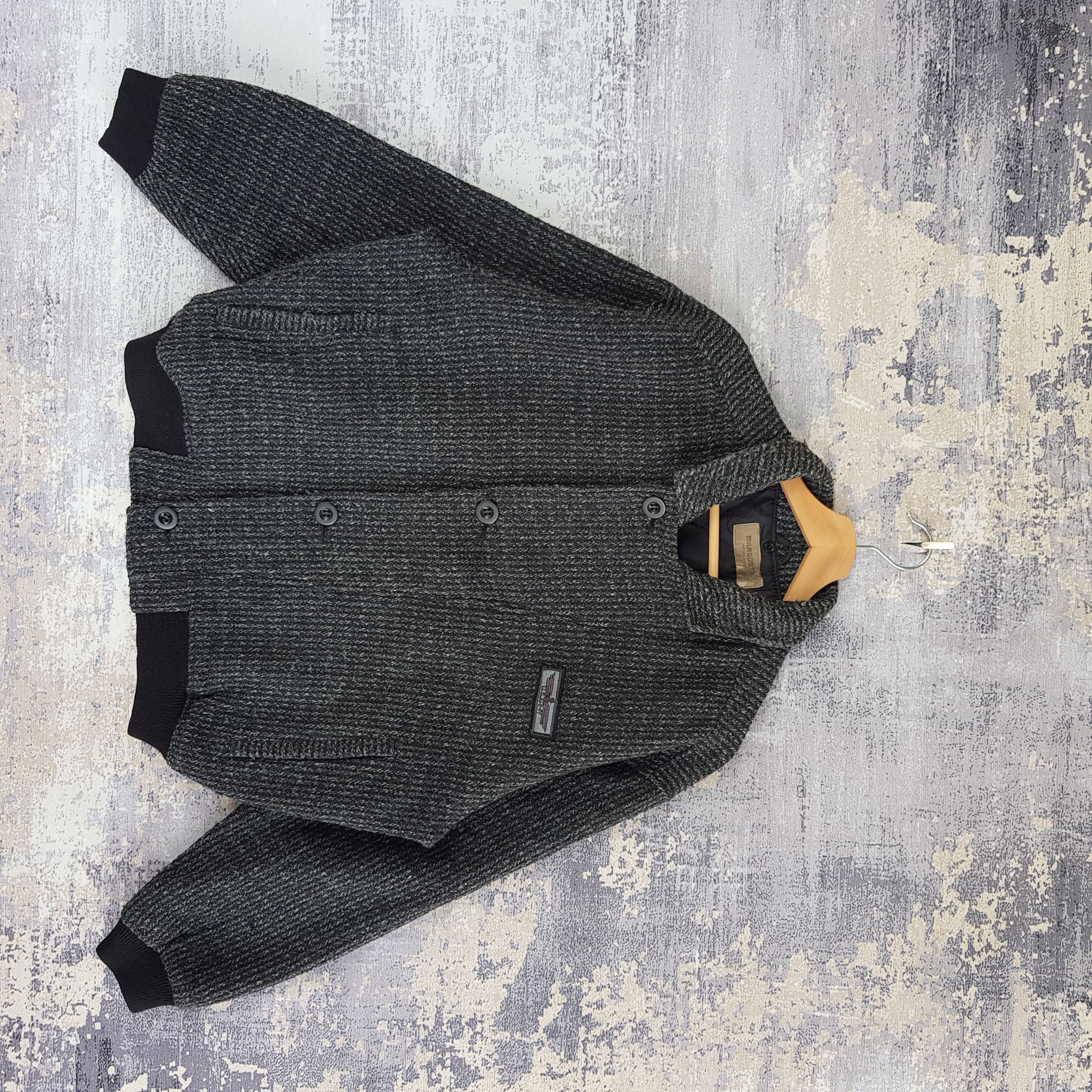 Vintage Japanese Milasosta Varsity Jacket Wool Jacket