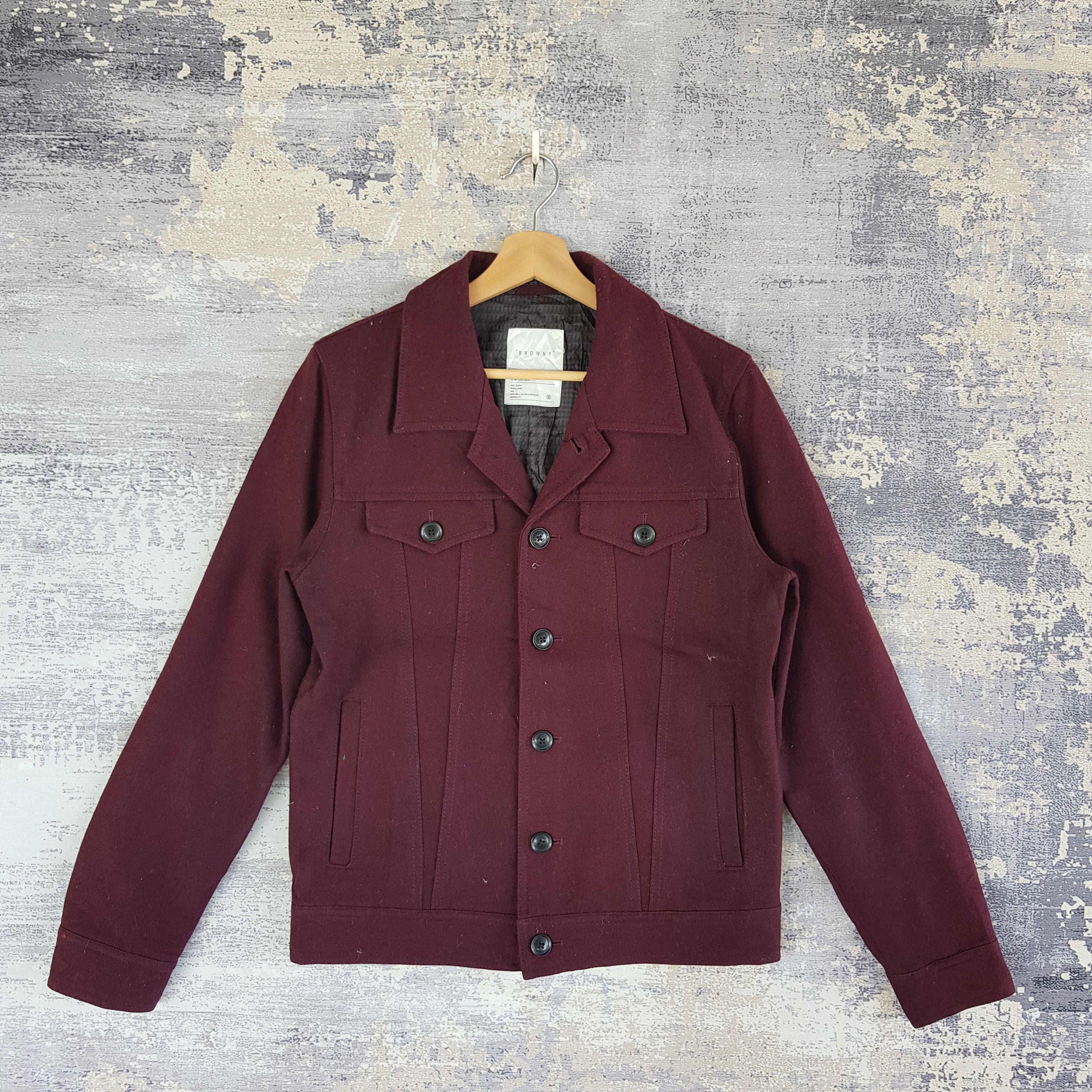 Japanese Brand × Vintage Vintage Japanese Wool Jacket Multi Pocket Wool Jacket Size S / US 4 / IT 40 - 1 Thumbnail