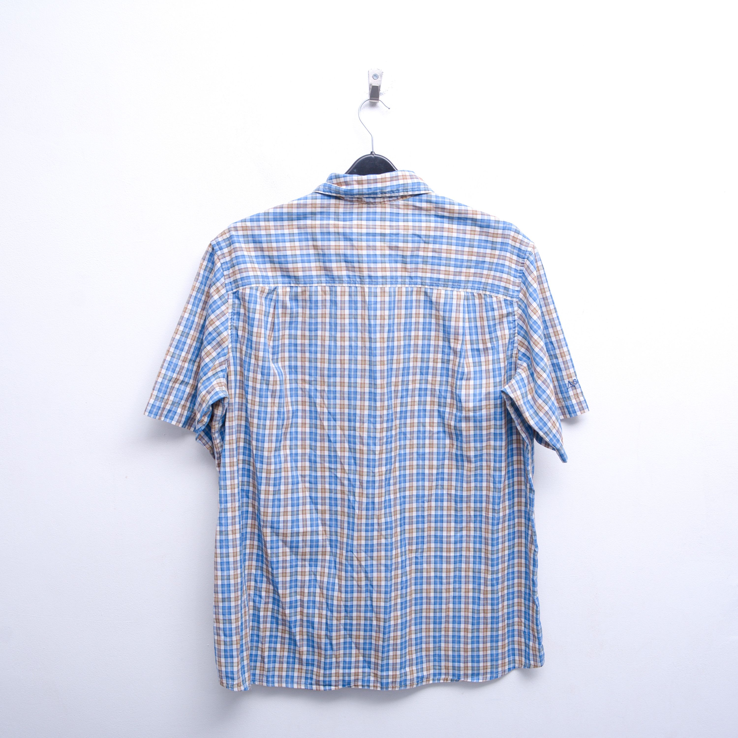 Other SCHOFFEL Casual Check Tartan Short Sleeve Button Up Top Size US XL / EU 56 / 4 - 4 Thumbnail