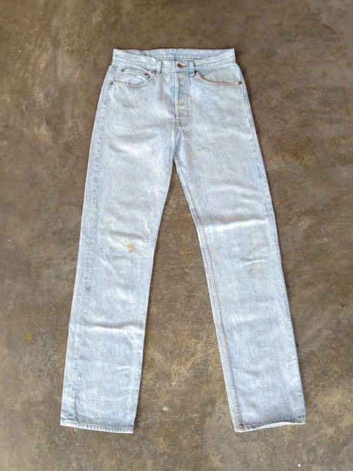 Vintage 1989s Vintage Levi's 501 Made In USA Distressed Jeans 29x33 ...