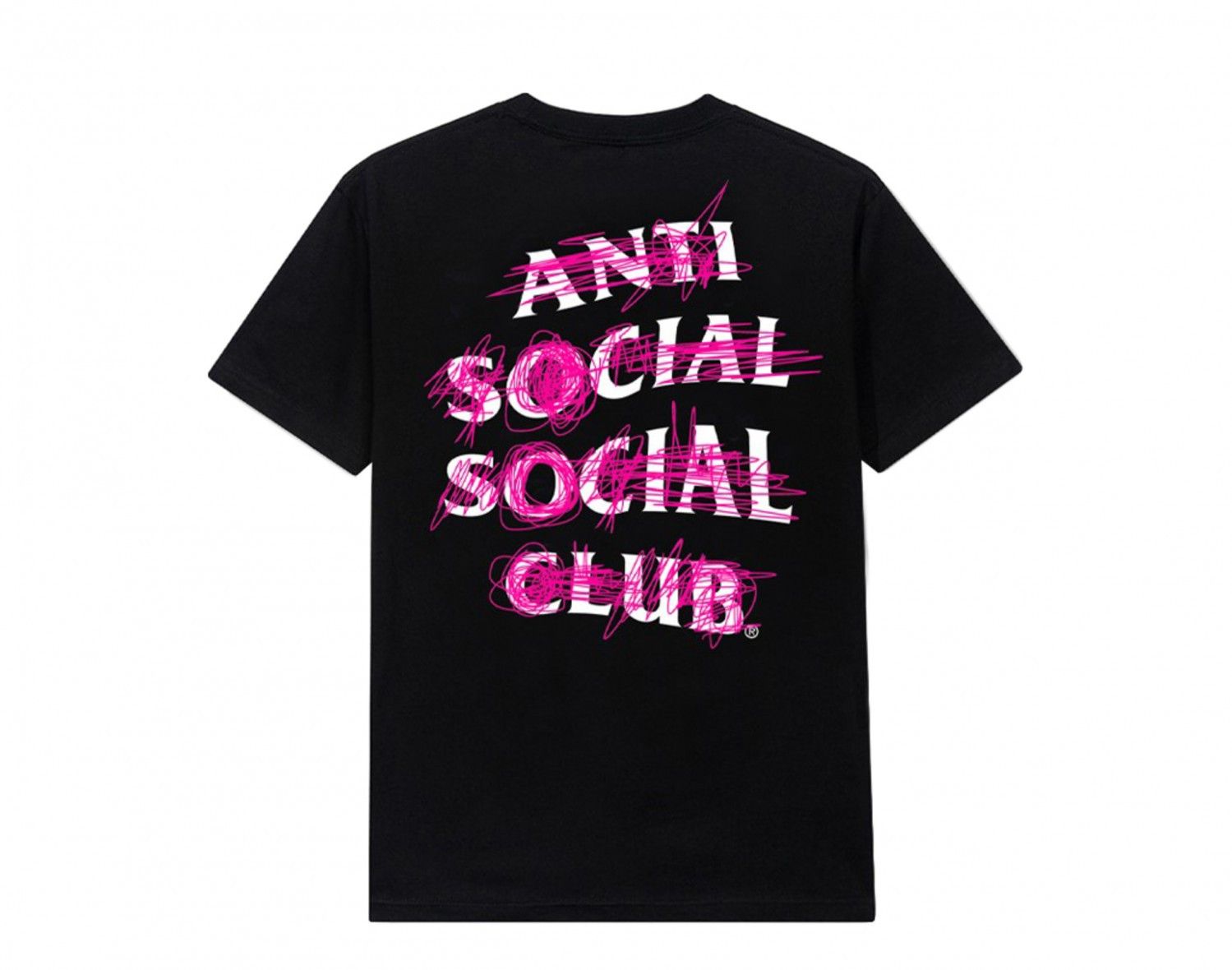 image of Anti Social Social Club x Members Only Ds Member Exclusive Assc Nevermind Black Tee Bape Kith Kaws 