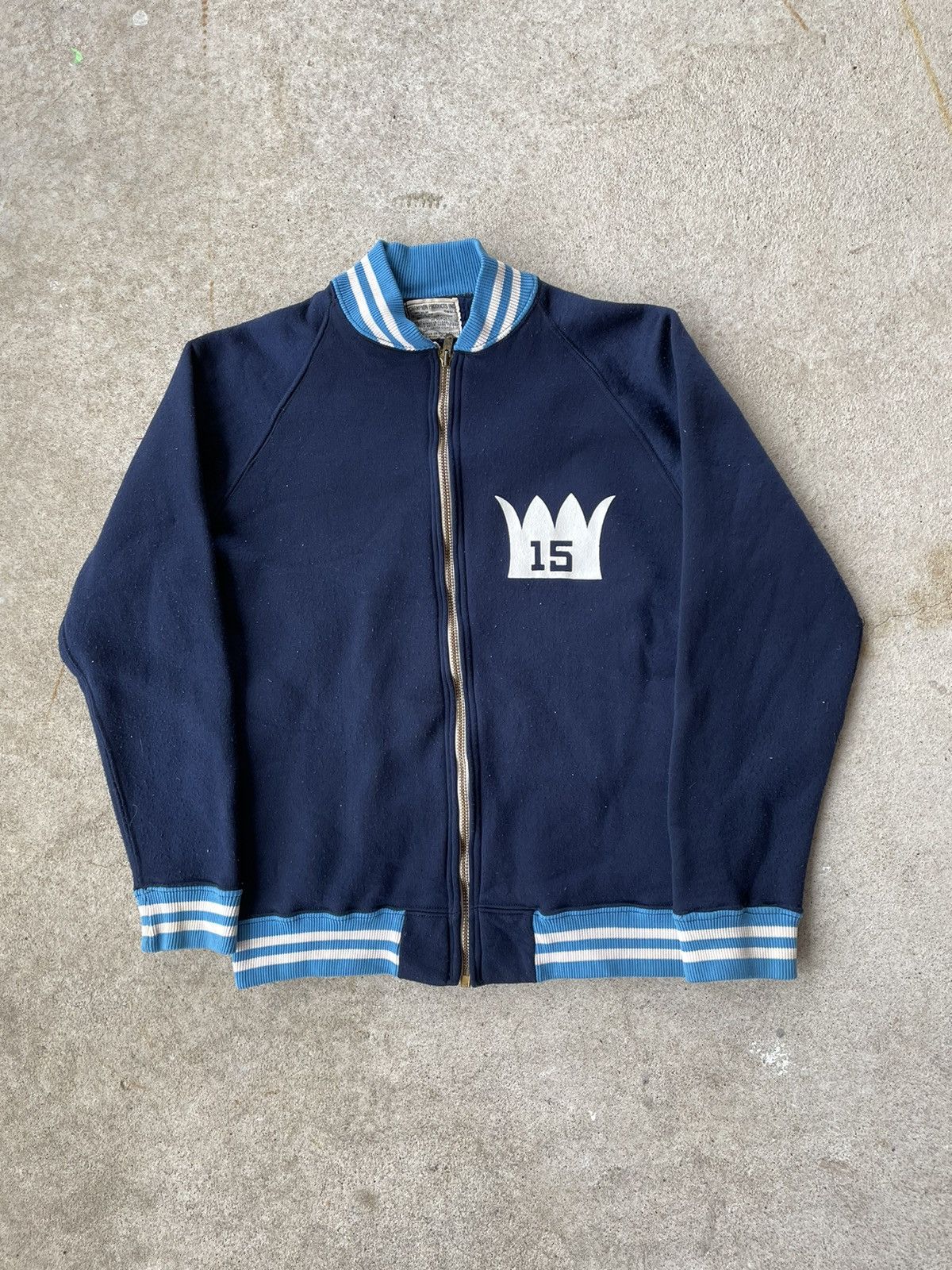 1950’s Vintage Champion Full-Zip Track Sweatshirt