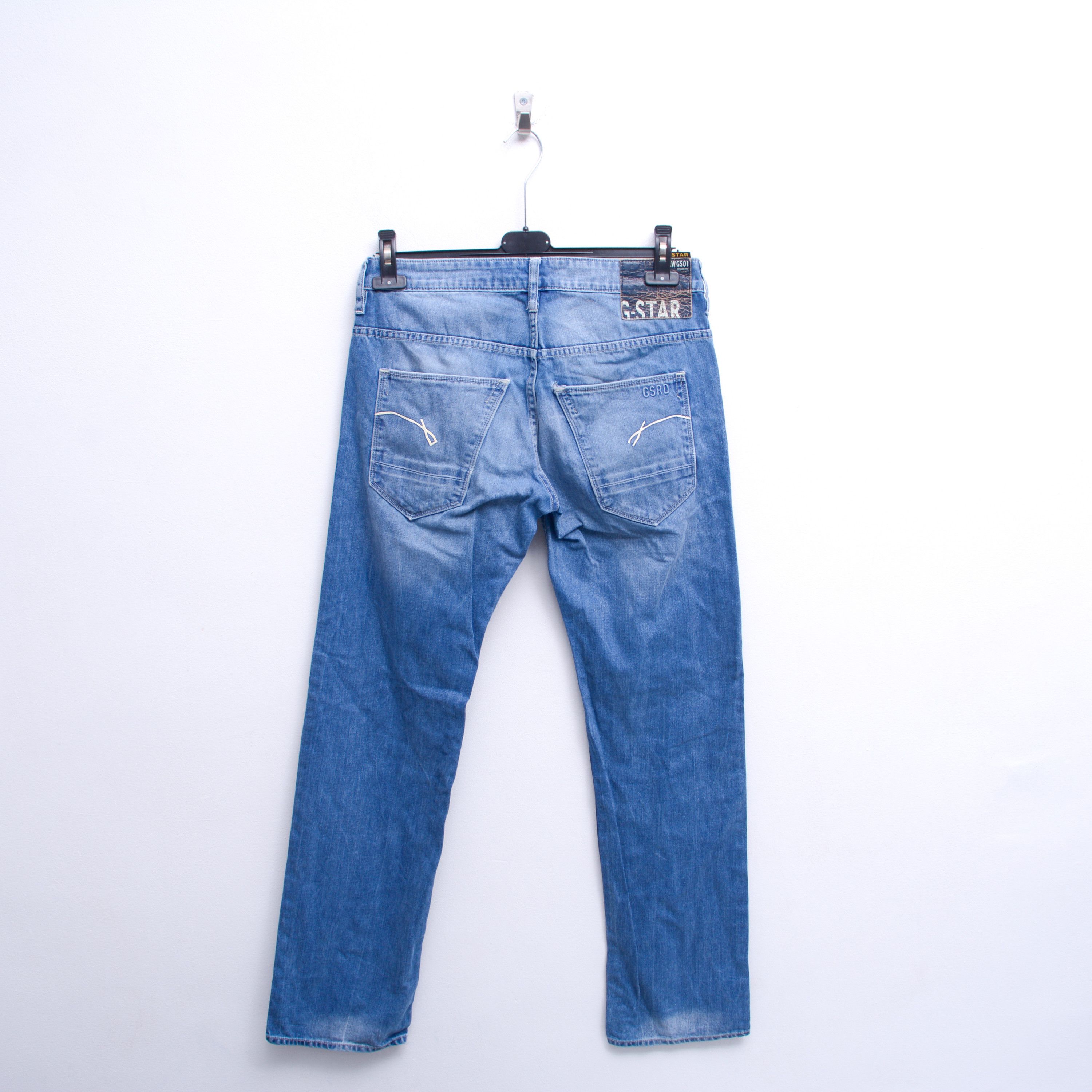 G-Star GS01 Jeans Morris Low Straight Denim Pants Trousers Size US 29 - 3 Thumbnail