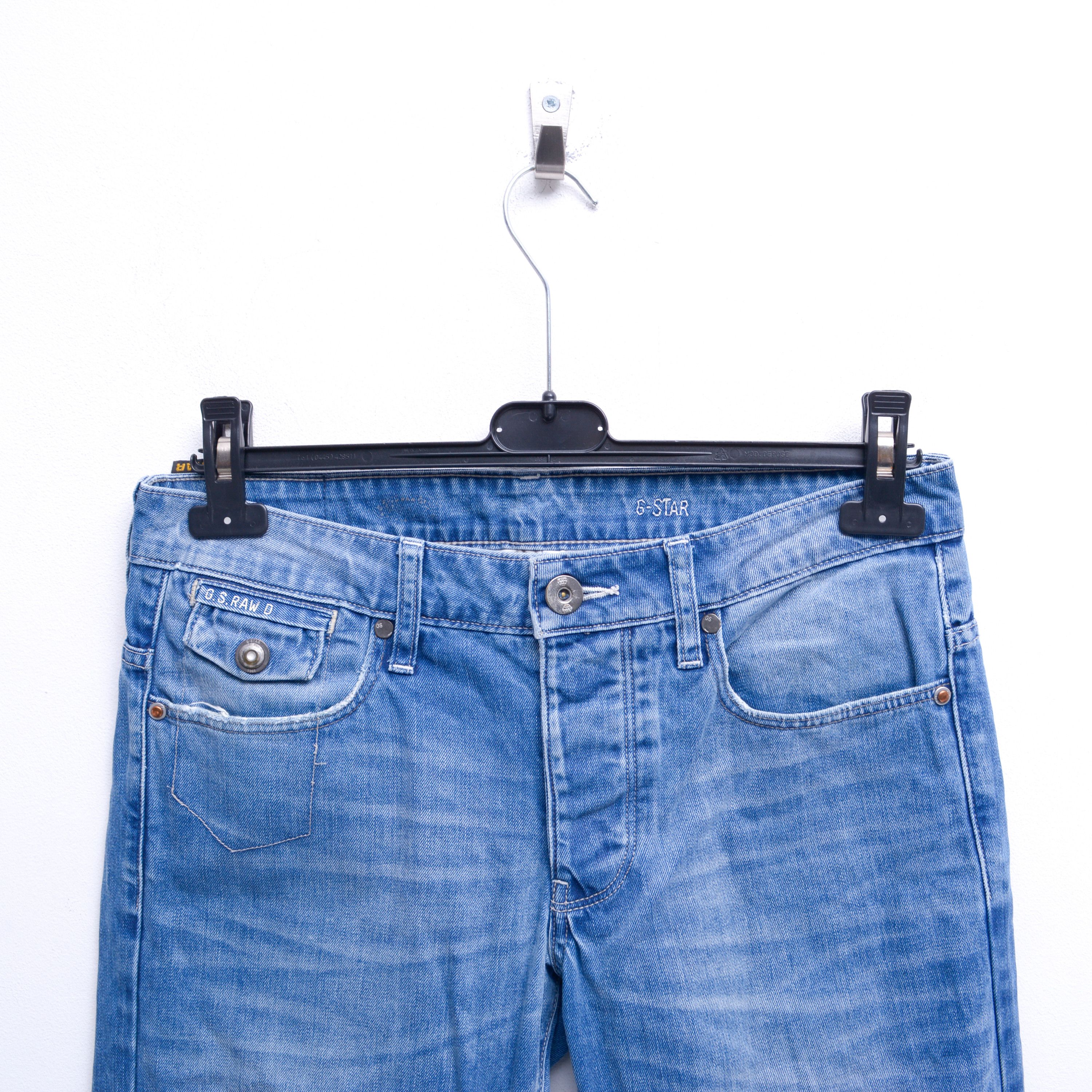 G-Star GS01 Jeans Morris Low Straight Denim Pants Trousers Size US 29 - 2 Thumbnail