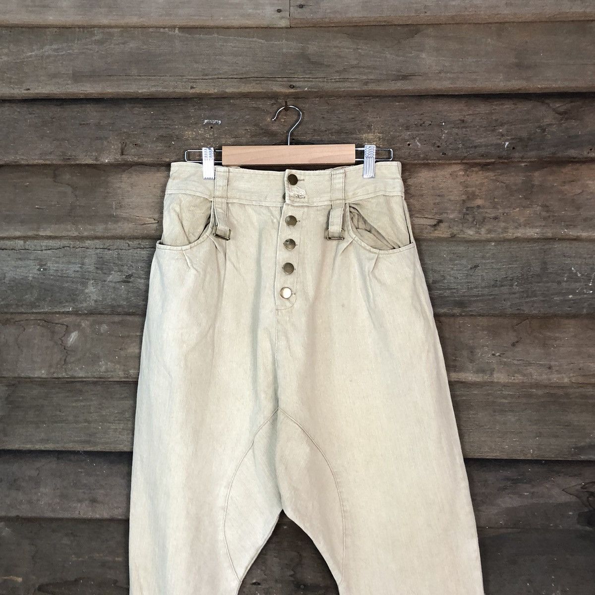 Japanese Brand Near Brand Brown jogger style Pants #6783 Size US 29 - 2 Thumbnail