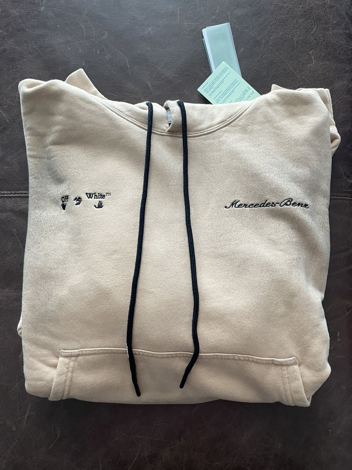 Mercedes-Benz × Off-White Off-White x Mercedes-Benz Dirt-Effect Skate hoodie Size US M / EU 48-50 / 2 - 1 Thumbnail