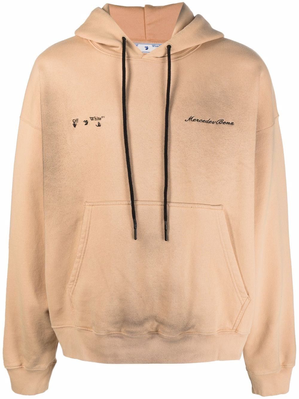 Mercedes-Benz × Off-White Off-White x Mercedes-Benz Dirt-Effect Skate hoodie Size US M / EU 48-50 / 2 - 2 Thumbnail