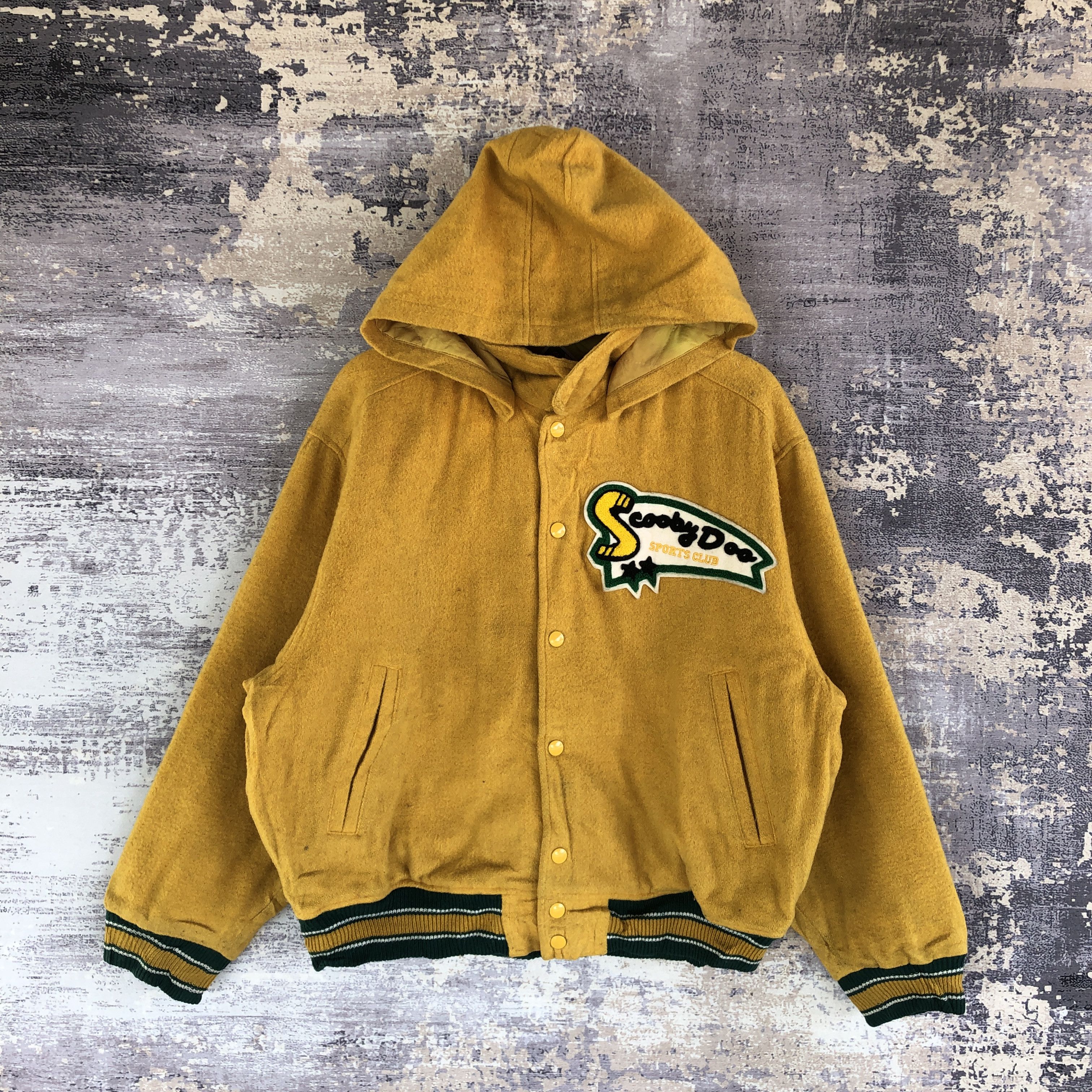 Japanese Brand × Vintage Scooby Doo Baseball Jacket Hoodie Big John Varsity Jacket Size US XL / EU 56 / 4 - 1 Thumbnail