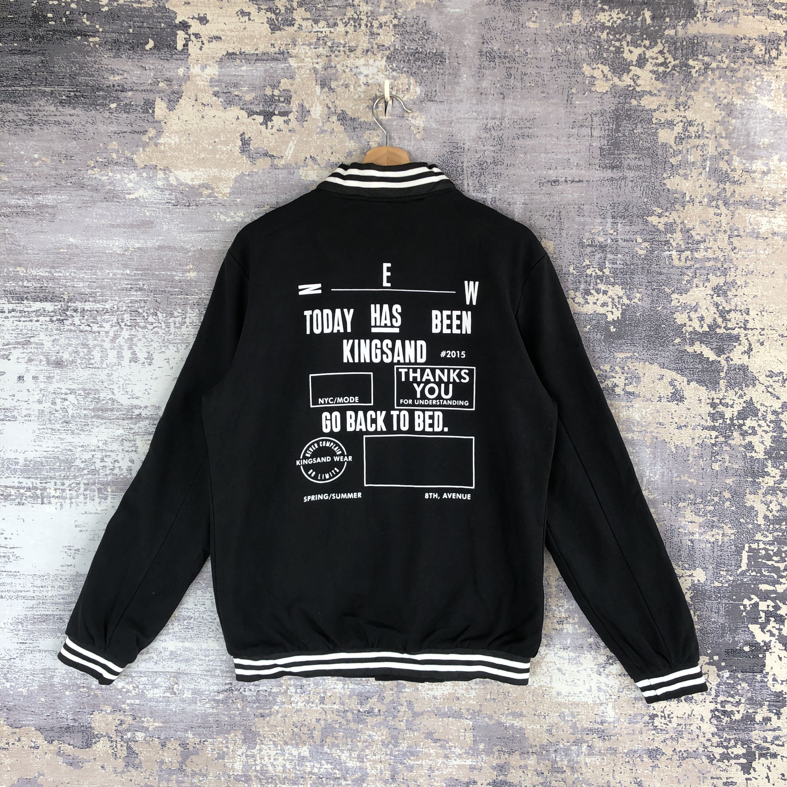 Japanese Brand × Vintage Vintage JSB Baseball Jacket Japanese Varsity Wool Jacket Size US L / EU 52-54 / 3 - 2 Thumbnail