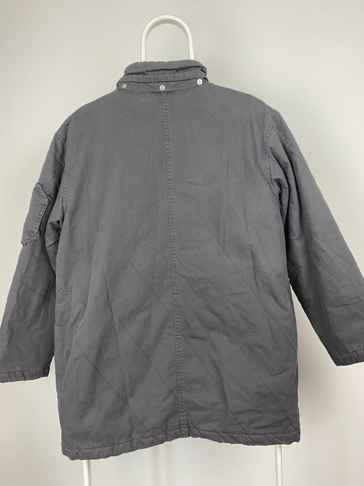 Nike × Vintage Nike vintage grey cargo jacket multi pocket 2000s Size US S / EU 44-46 / 1 - 9 Thumbnail