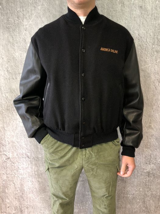 Vintage Vtg Golden Bear varsity jacket leather letterman California Grailed