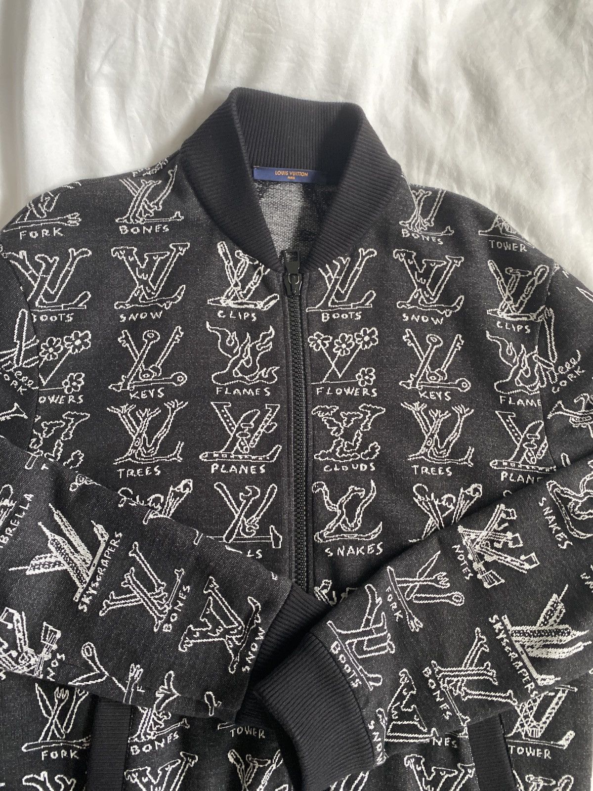 Louis Vuitton LV CARTOONS JACQUARD ZIP jacket Size US M / EU 48-50 / 2 - 13 Thumbnail