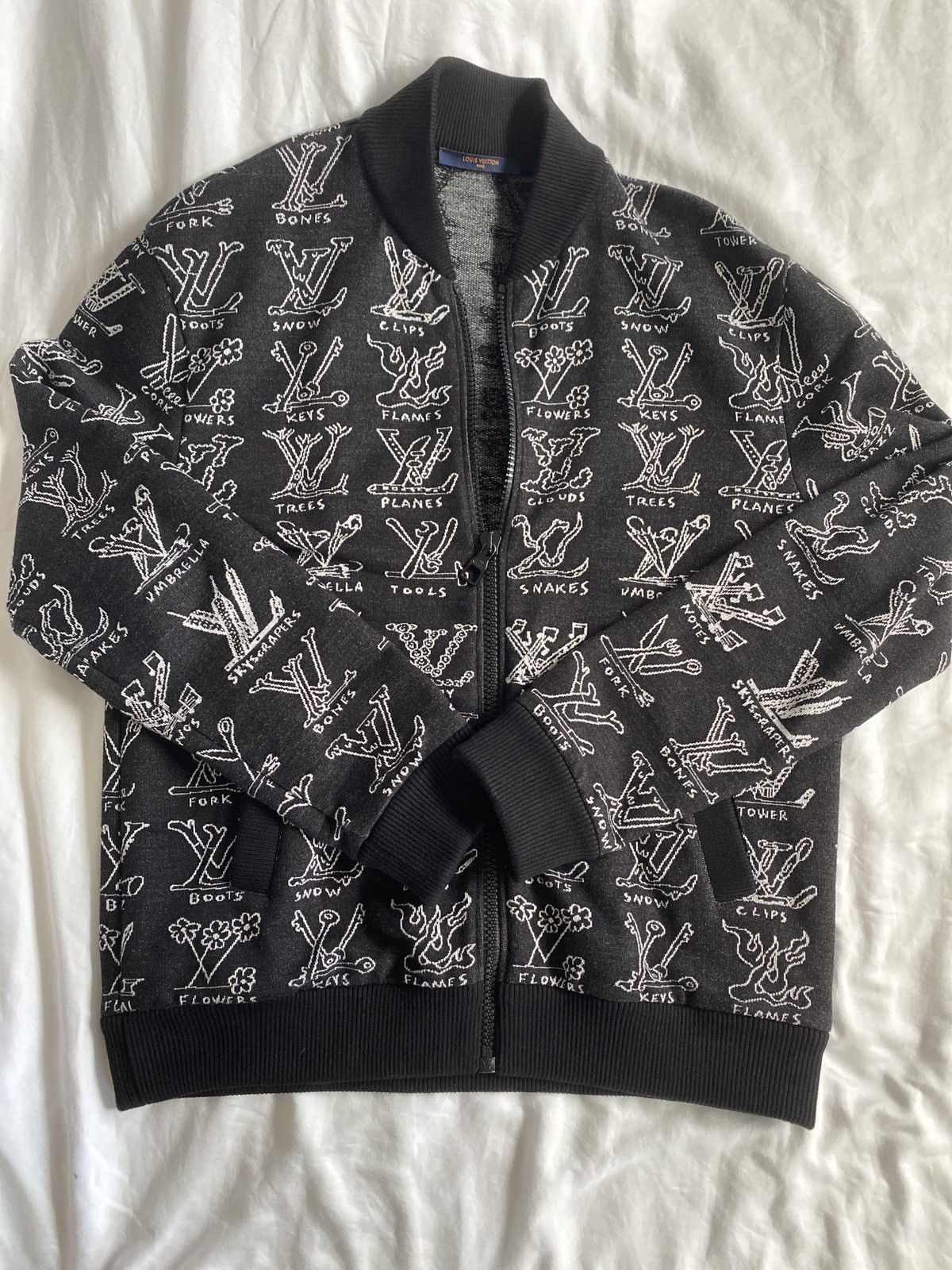Louis Vuitton LV CARTOONS JACQUARD ZIP jacket Size US M / EU 48-50 / 2 - 9 Thumbnail