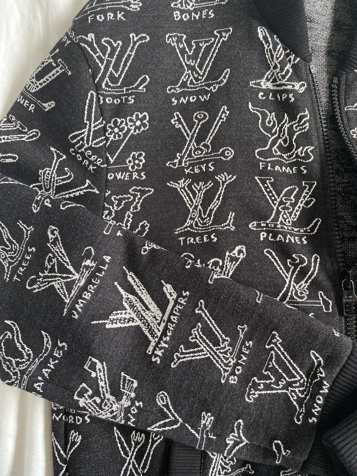 Louis Vuitton LV CARTOONS JACQUARD ZIP jacket Size US M / EU 48-50 / 2 - 12 Thumbnail