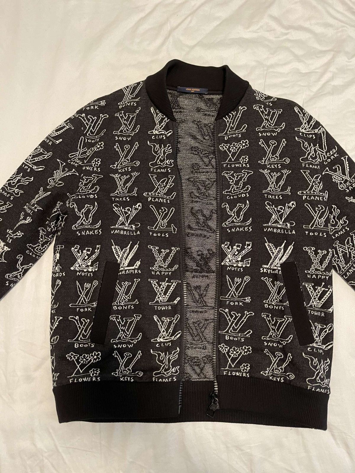 Louis Vuitton LV CARTOONS JACQUARD ZIP jacket Size US M / EU 48-50 / 2 - 1 Thumbnail