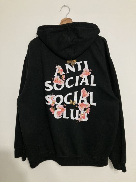 Anti social social club butterfly clearance hoodie