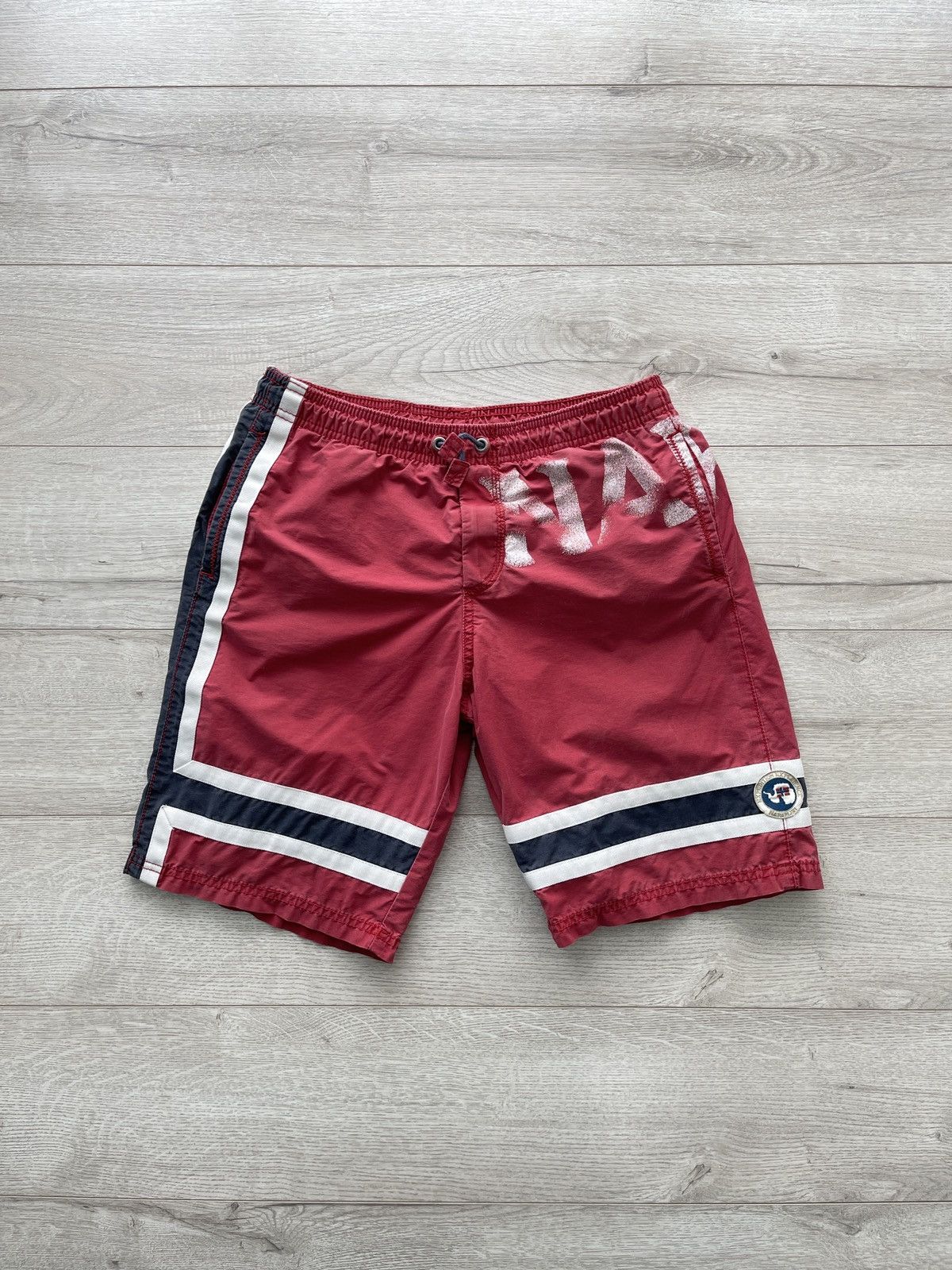 Napapijri Vintage Napapijri Big Logo Shorts Size S Size US 29 - 1 Thumbnail