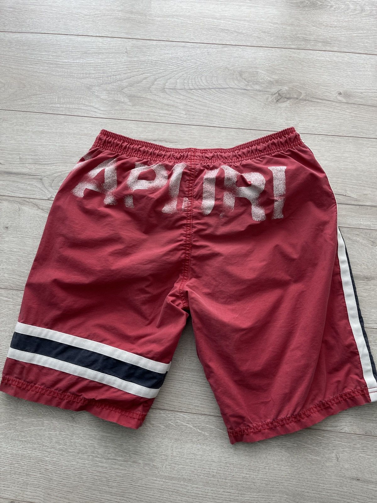 Napapijri Vintage Napapijri Big Logo Shorts Size S Size US 29 - 4 Thumbnail