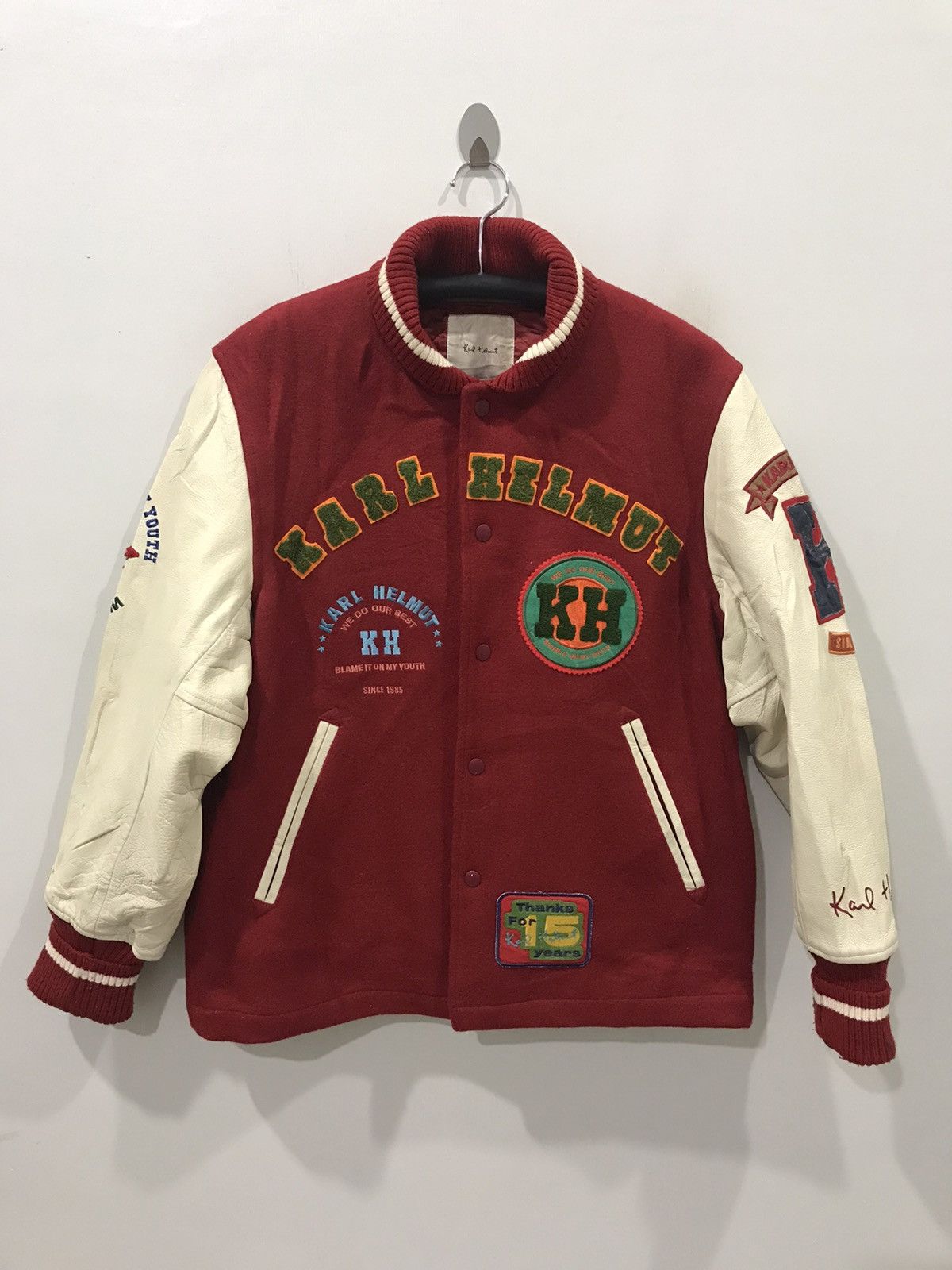 Karl Helmut KARL HELMUT Appreciation Varsity Jacket Size US M / EU 48-50 / 2 - 4 Thumbnail