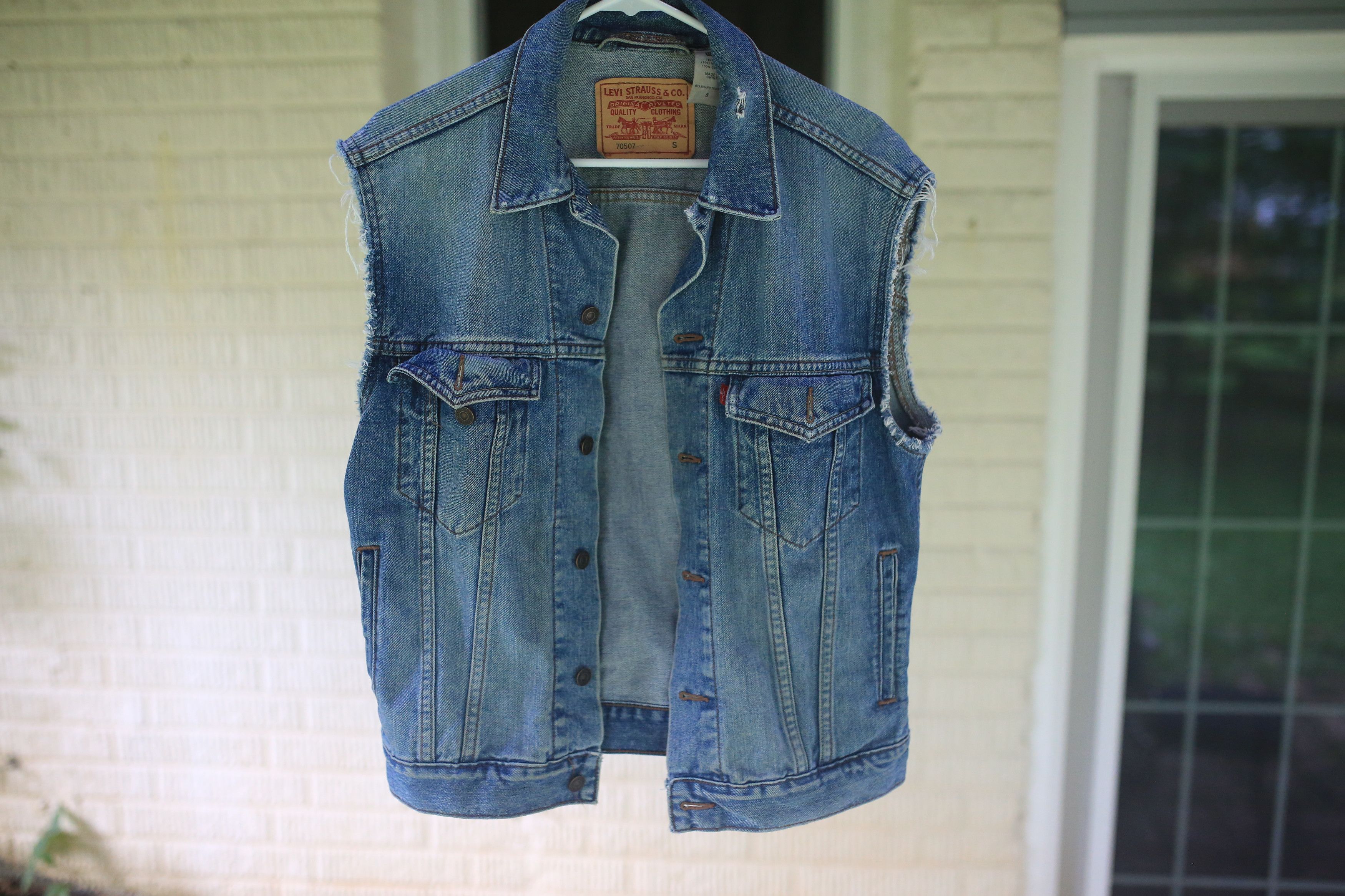 Levi's Sleeveless Denim Jacket Grailed